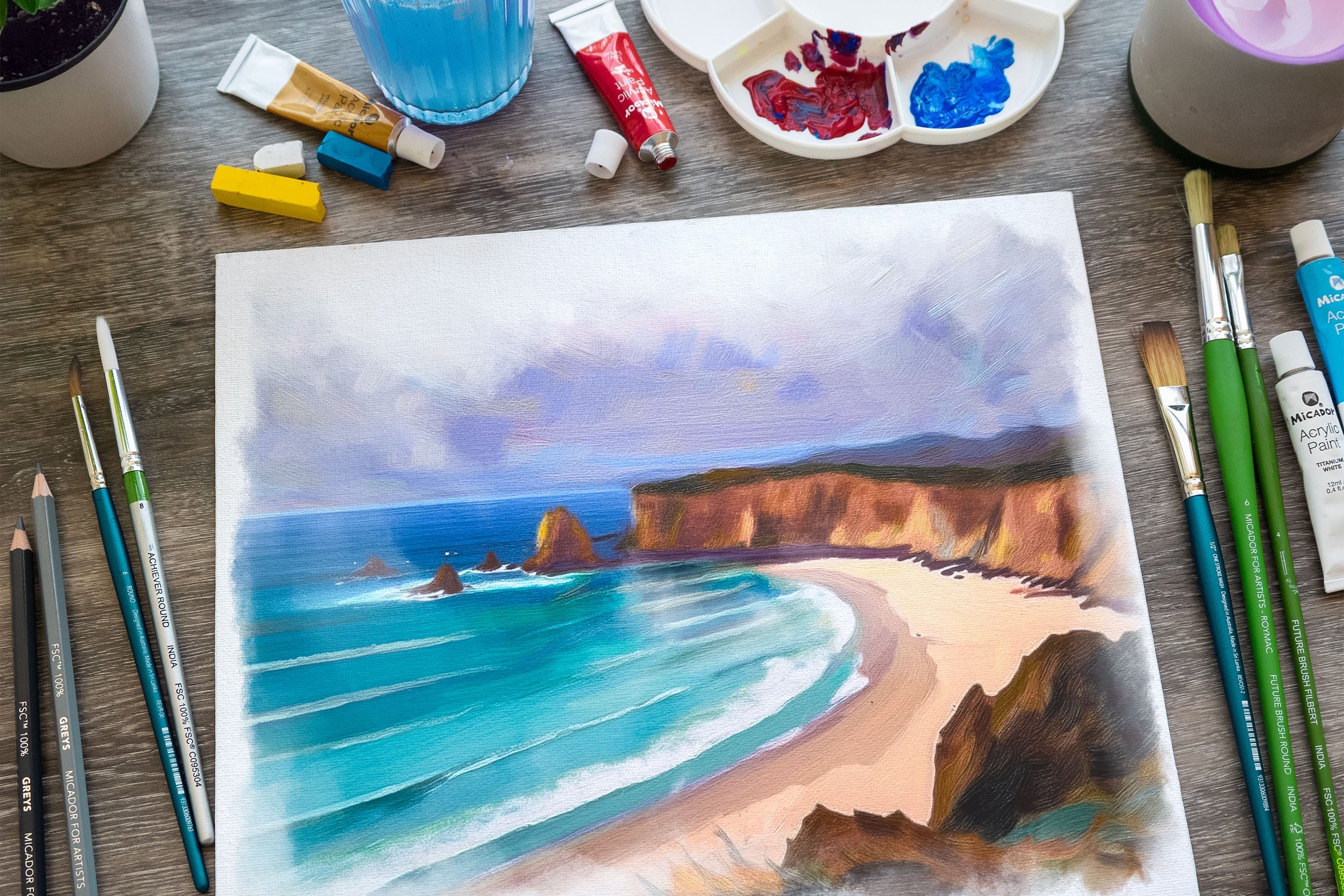 10 Acrylic Painting Lessons Your Students Will Actually Love