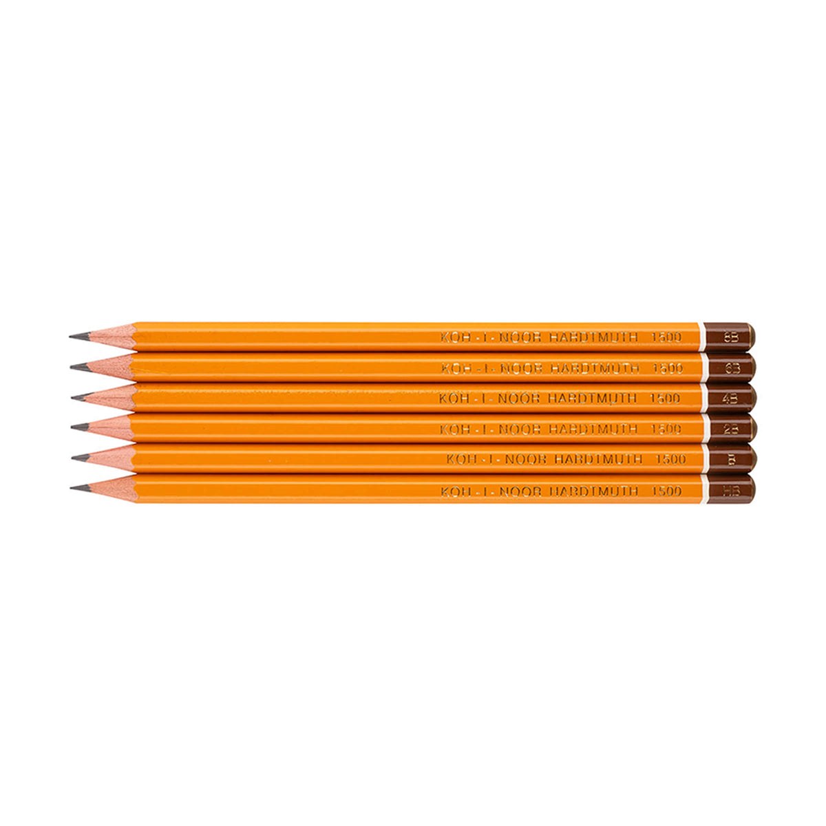 1500 Graphite Pencils 6 piece (1500) Koh-I-Noor