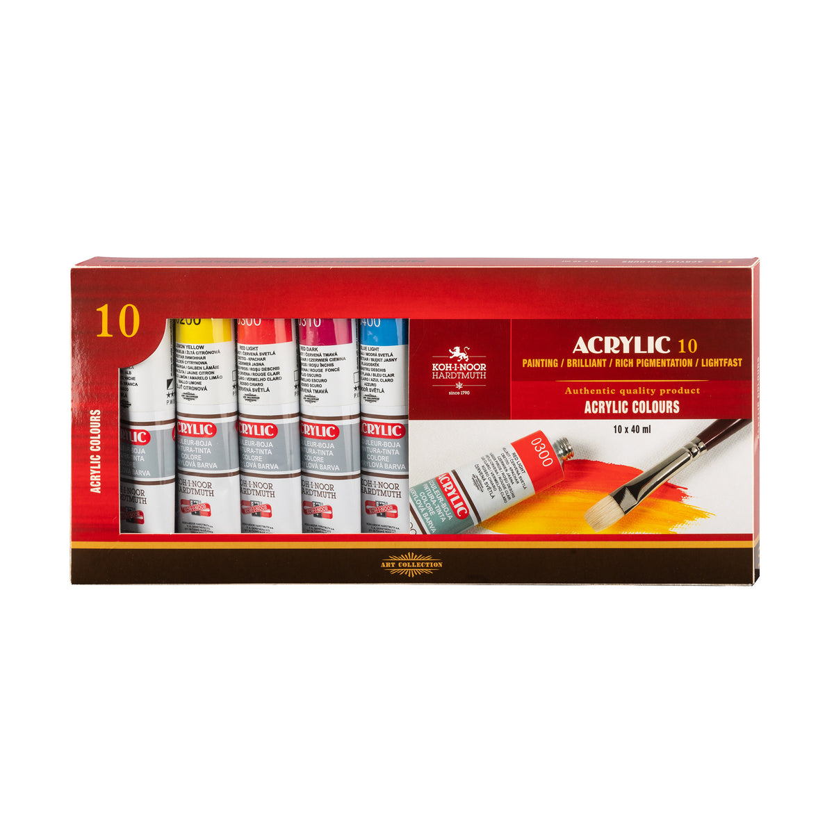 Acrylic Paint 10x40ml Koh-I-Noor