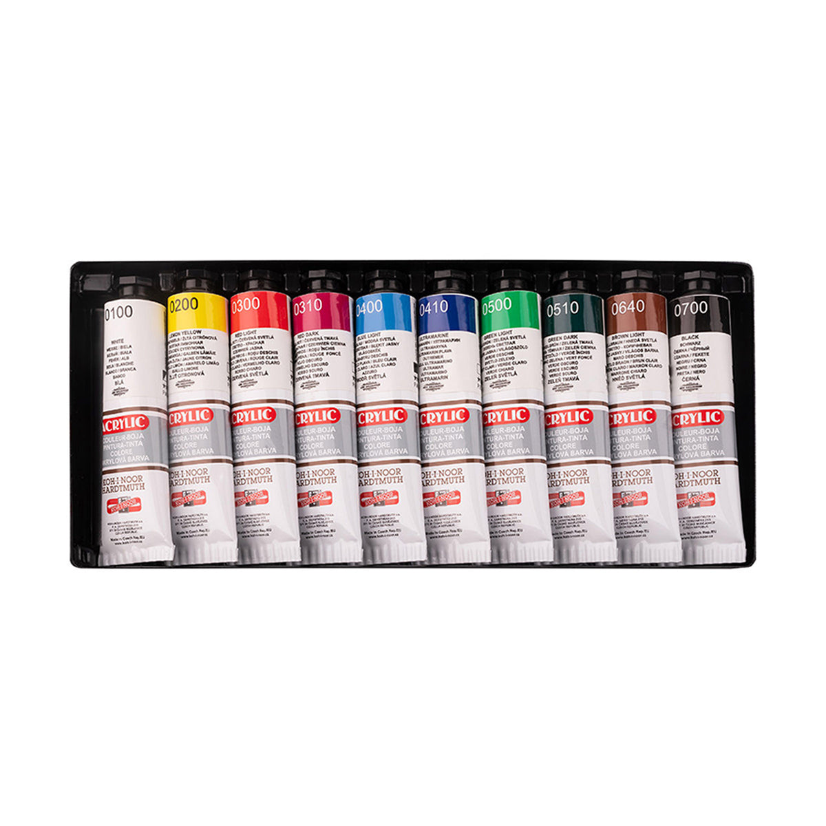 Acrylic Paint 10x40ml Koh-I-Noor