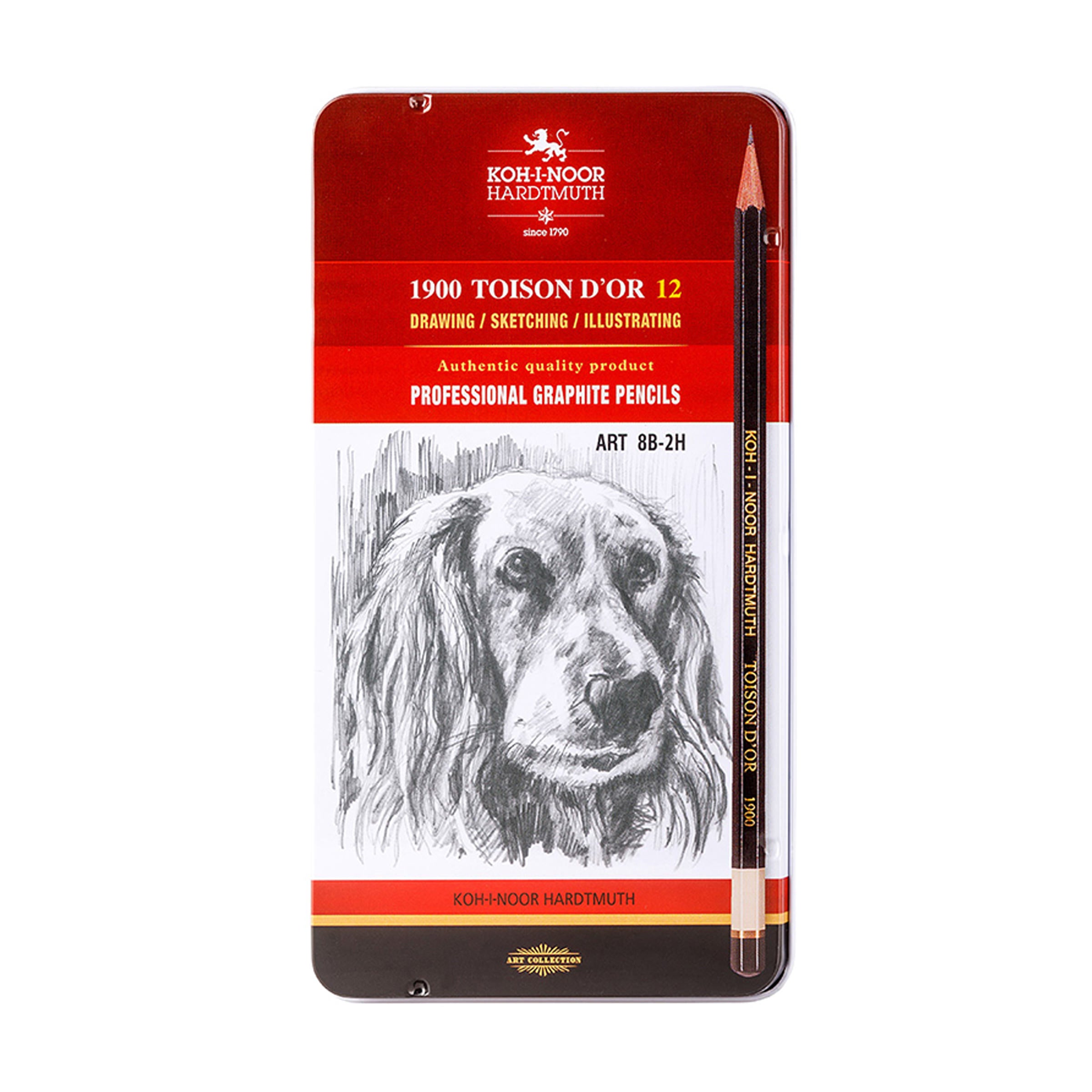 Koh I Noor 1900Pencils 8B 2H 12Pk