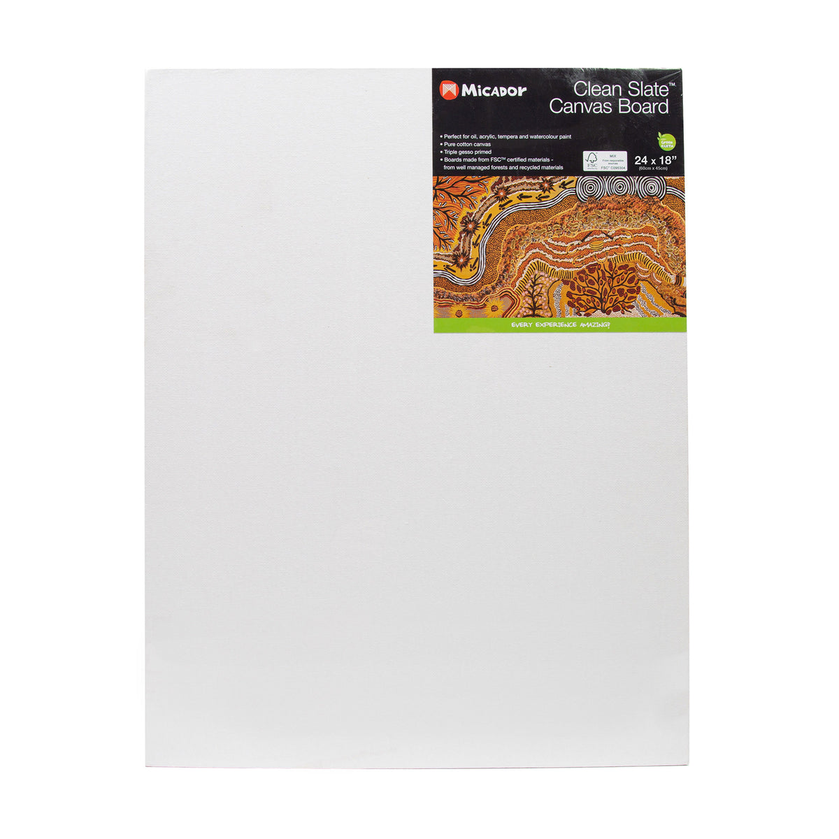 Clean Slate Canvas Board 24x18in FSC Mix | Micador