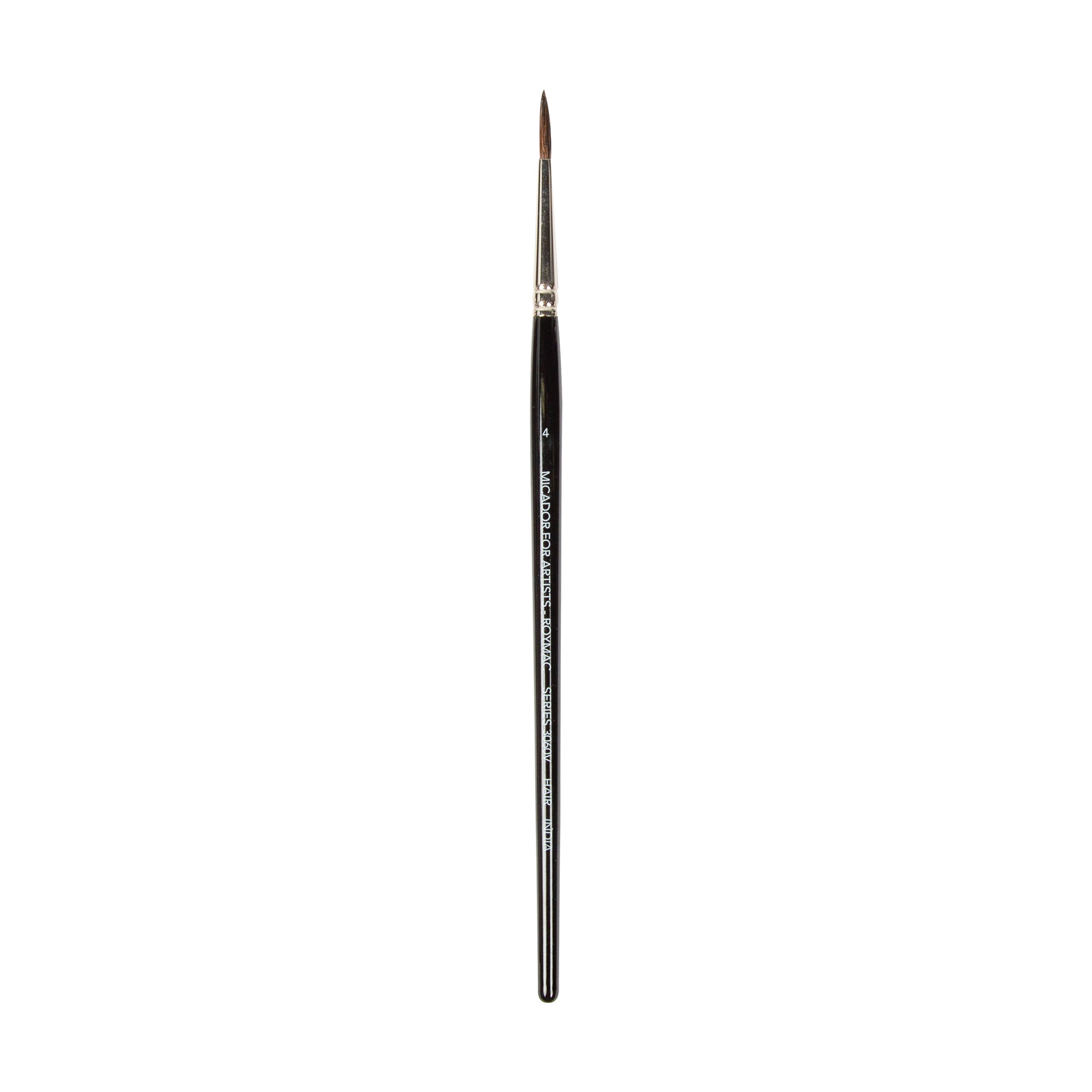 3060V Brush, Round, Size 4 FSC 100% Micador For Artists