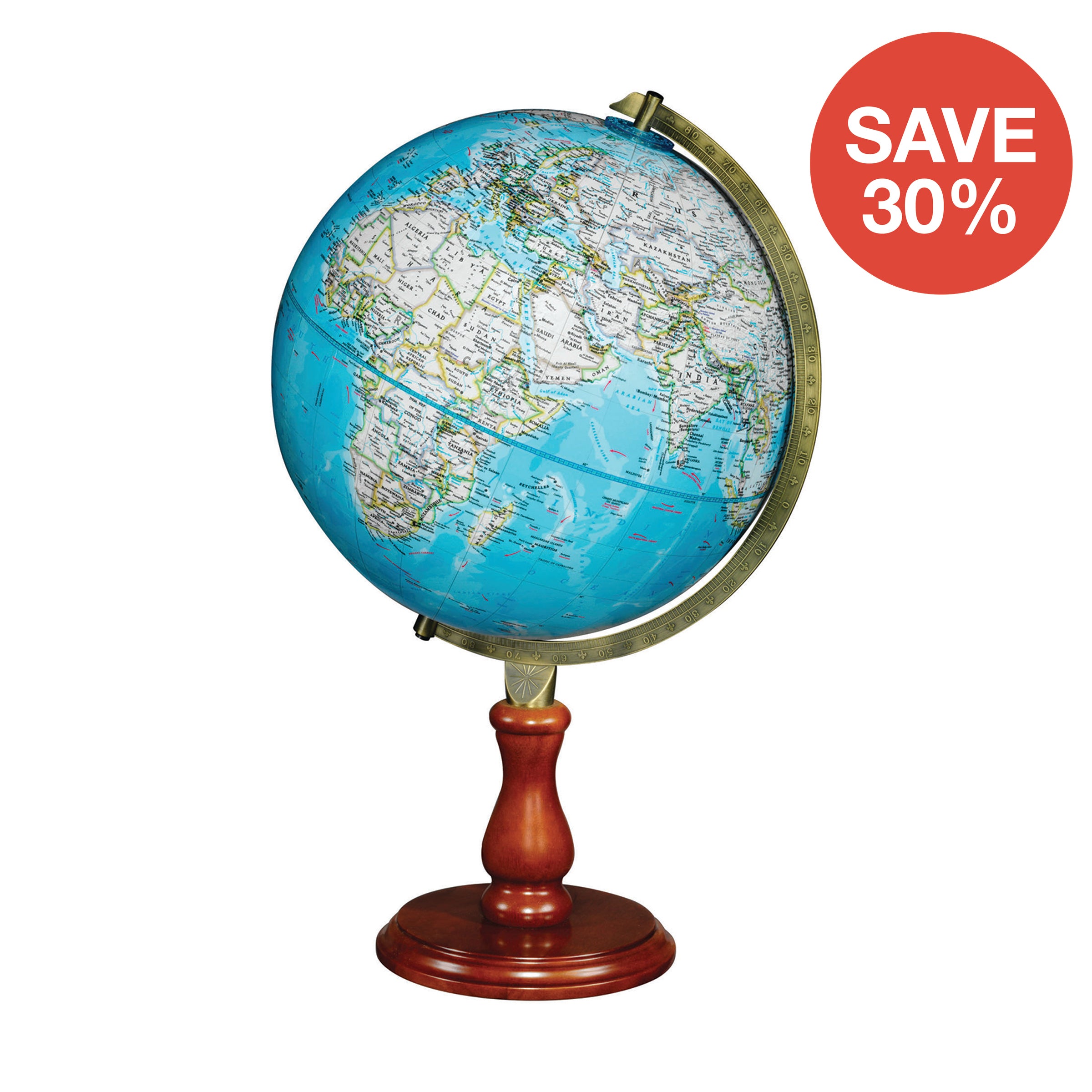 Hudson Globe - Blue, 30cm  Replogle