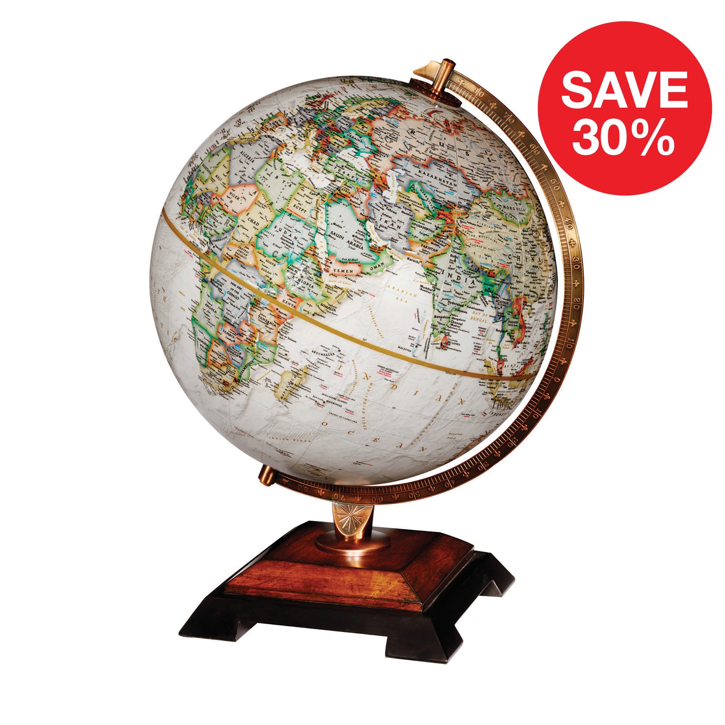 Bingham Globe - Parchment, 30cm Replogle
