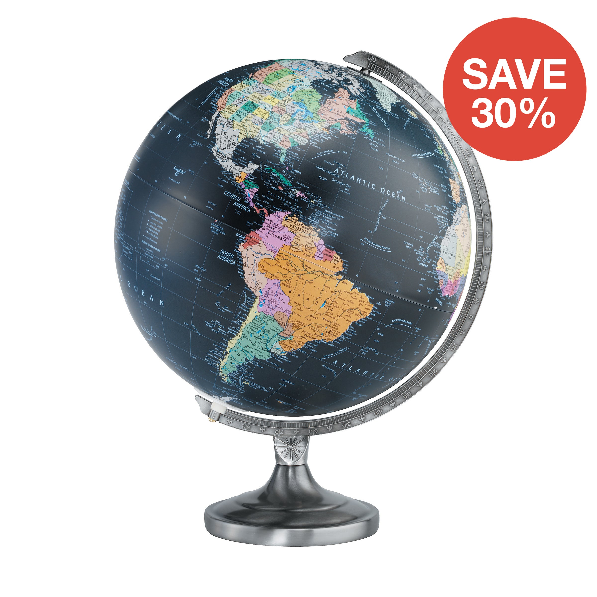 Orion - Black, Illuminated, 30cm Replogle