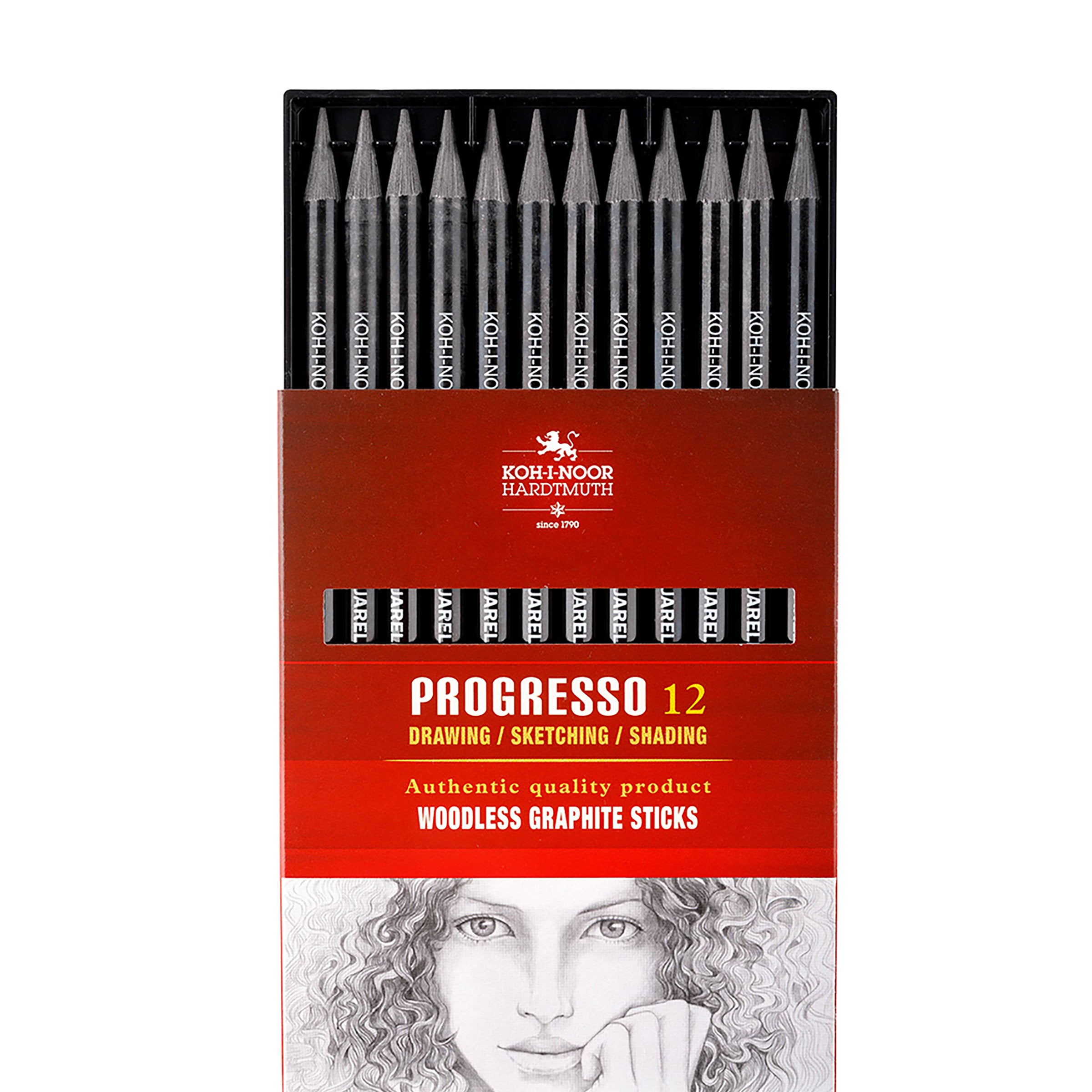 Koh I Noor Progresso Graphite 8B 12Pk