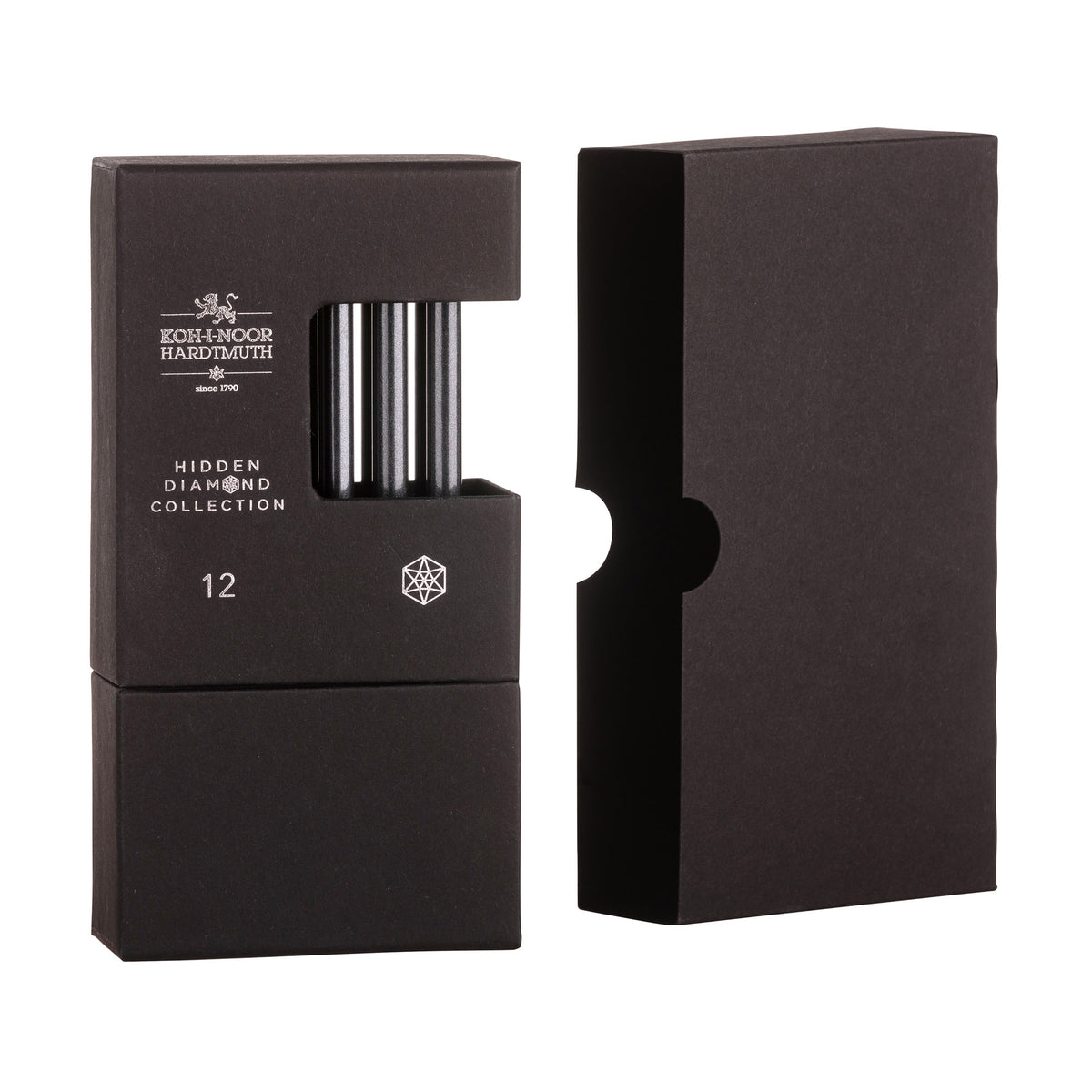 Set of Woodless Graphite Pencils Pack 12 - Hidden Diamond Koh-I-Noor