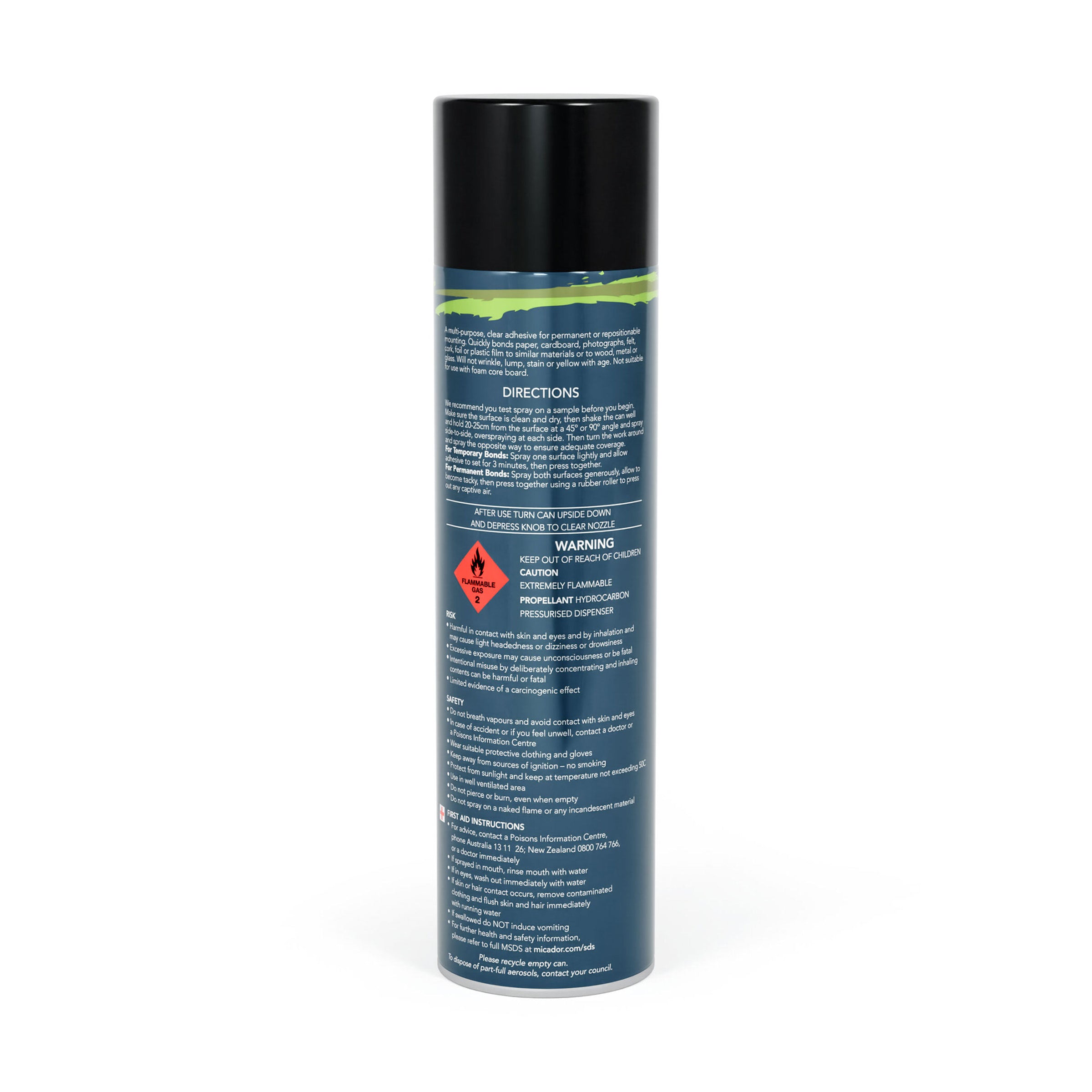 Spray Adhesive, 400g  Micador For Artists