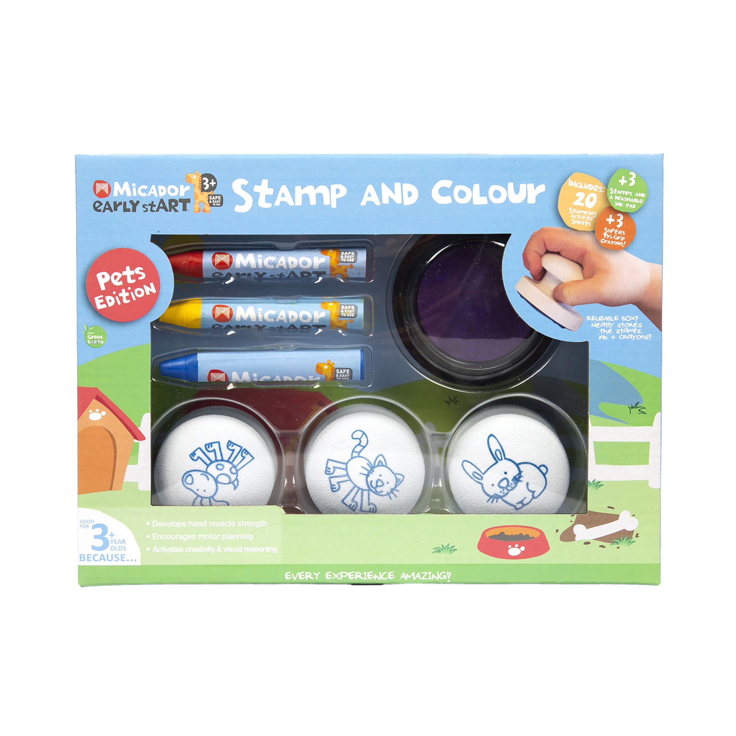 Stamp & Colour Mini Pets FSC Mix early stART