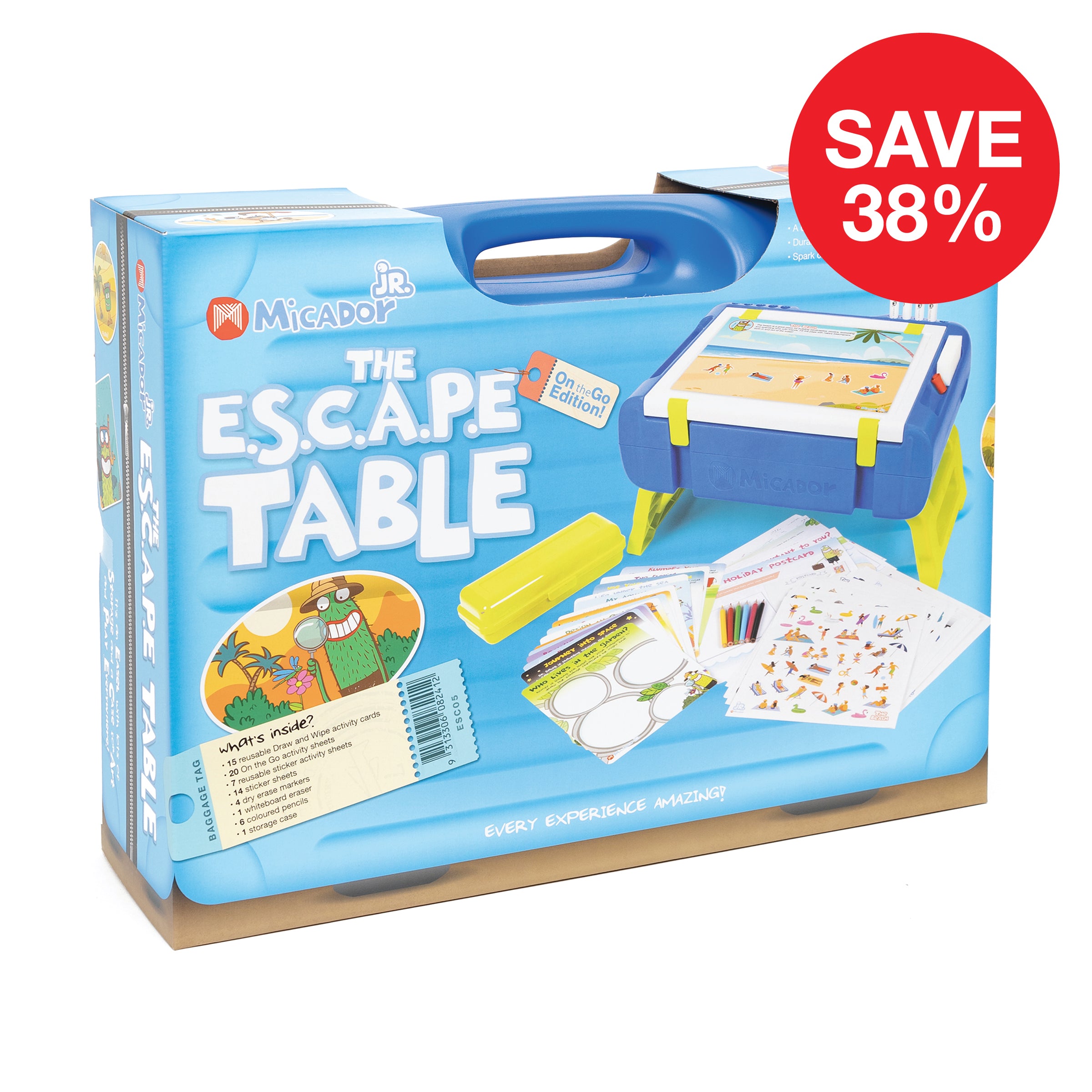 The E.S.C.A.P.E Table On The Go Edition Micador jR.