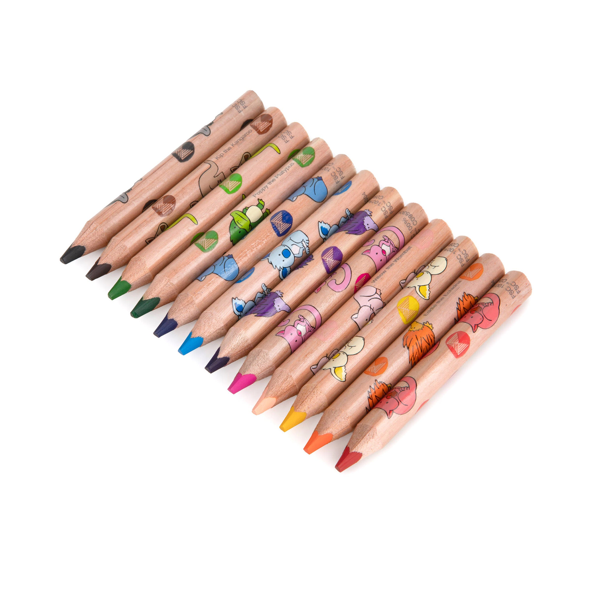 Triangle Pencil Pocket Pack, FSC 100%, Pack 12 early stART