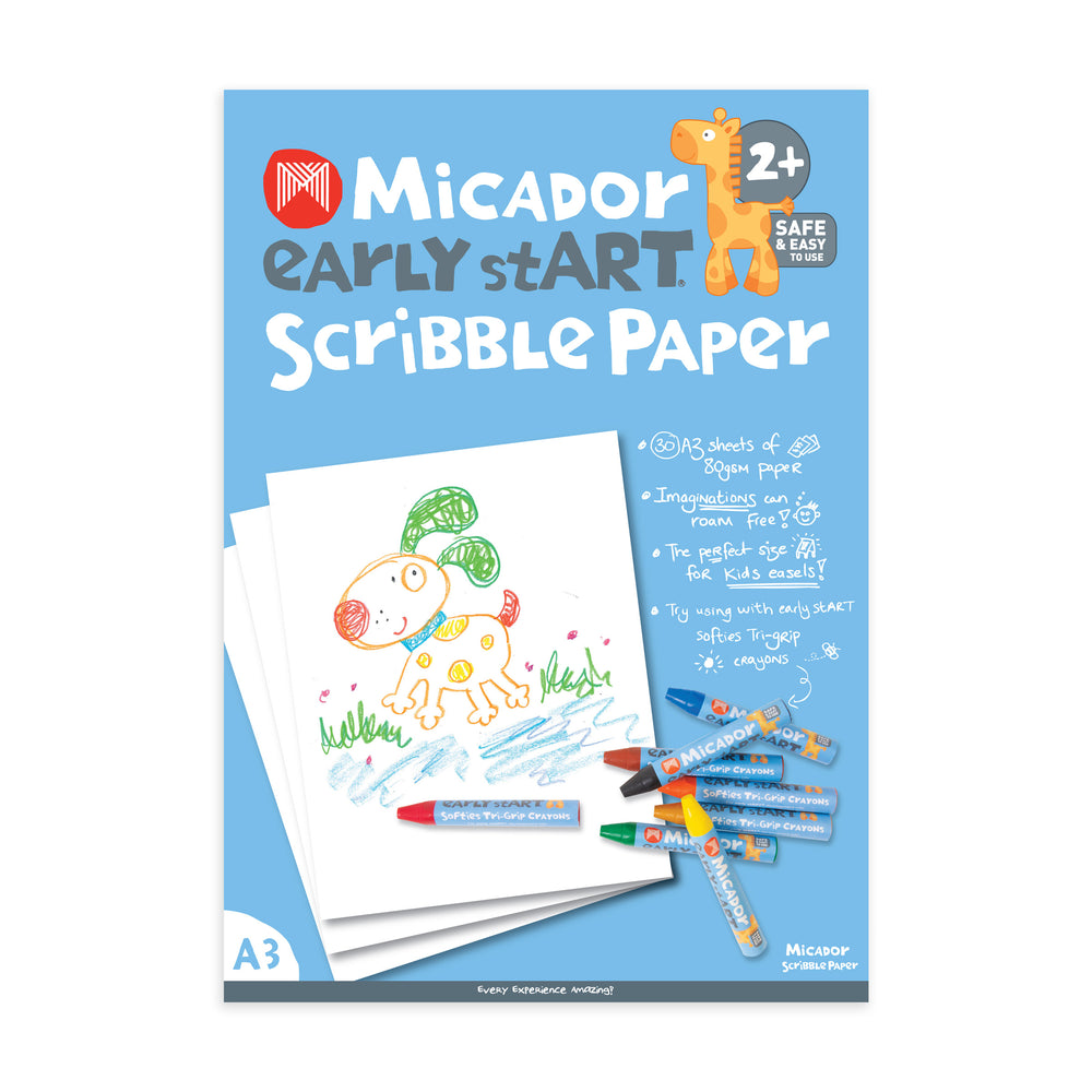 Scribble Pad A3 FSC Mix | early stART Kids Drawing Pad