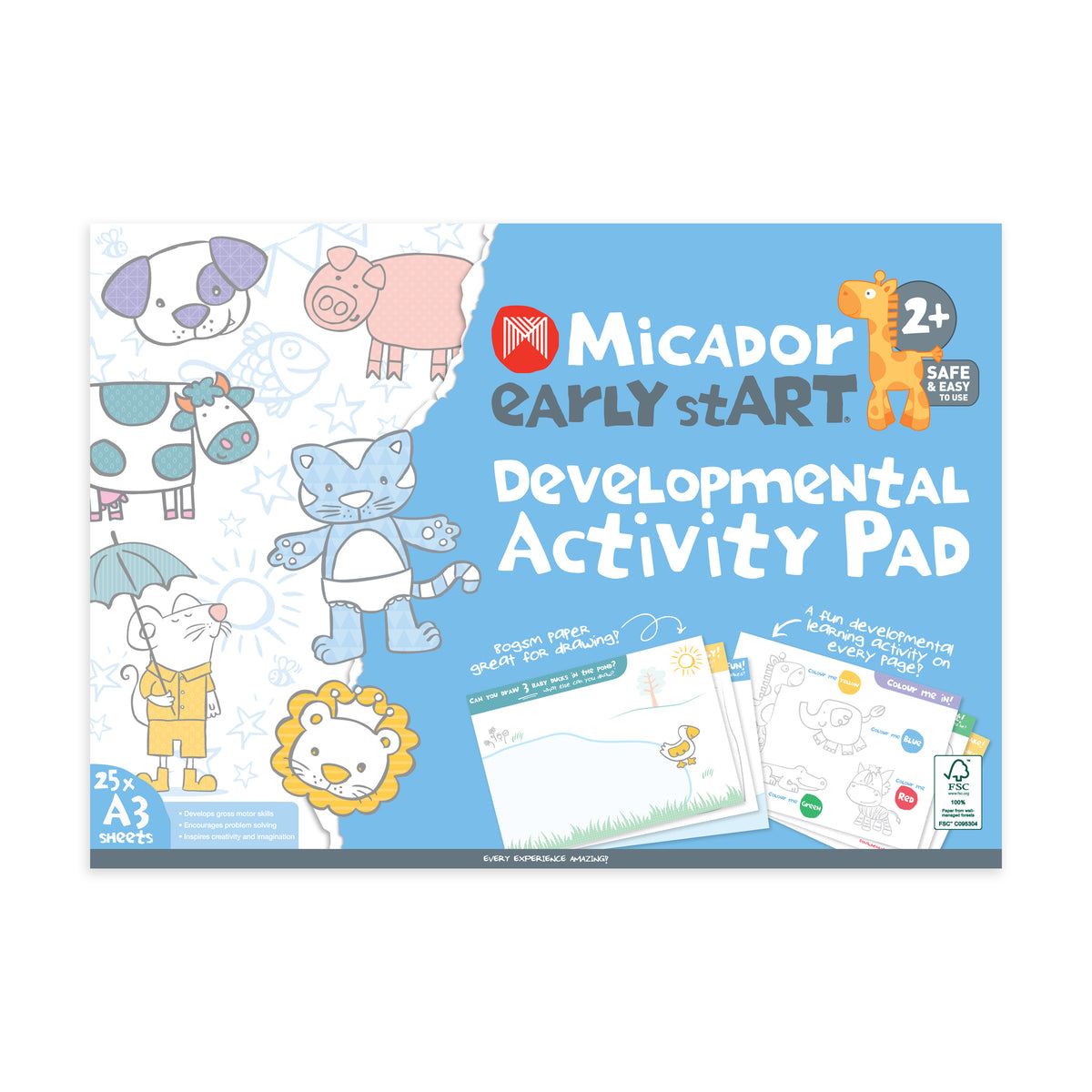 Developmental Activity Pad A3 FSC Mix | early stART