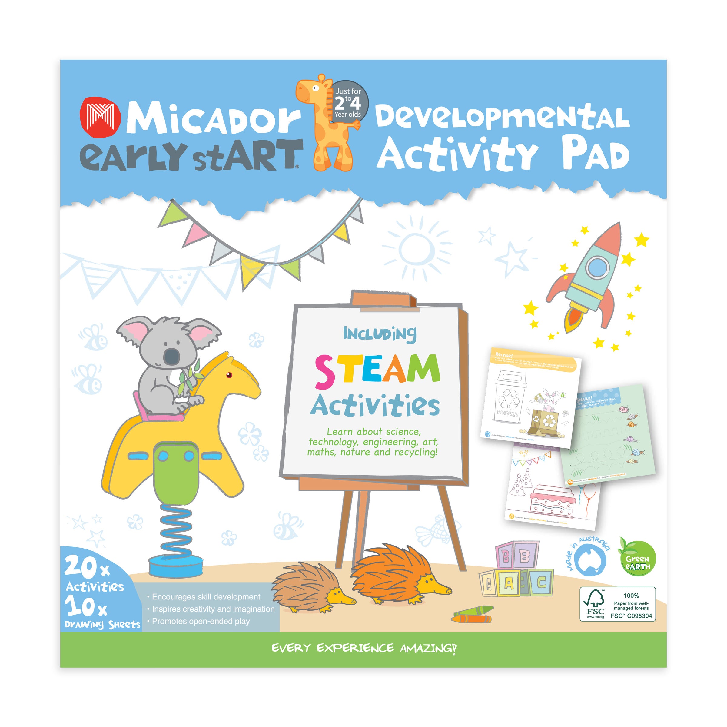 Early Start Developmental Activity Pad Square