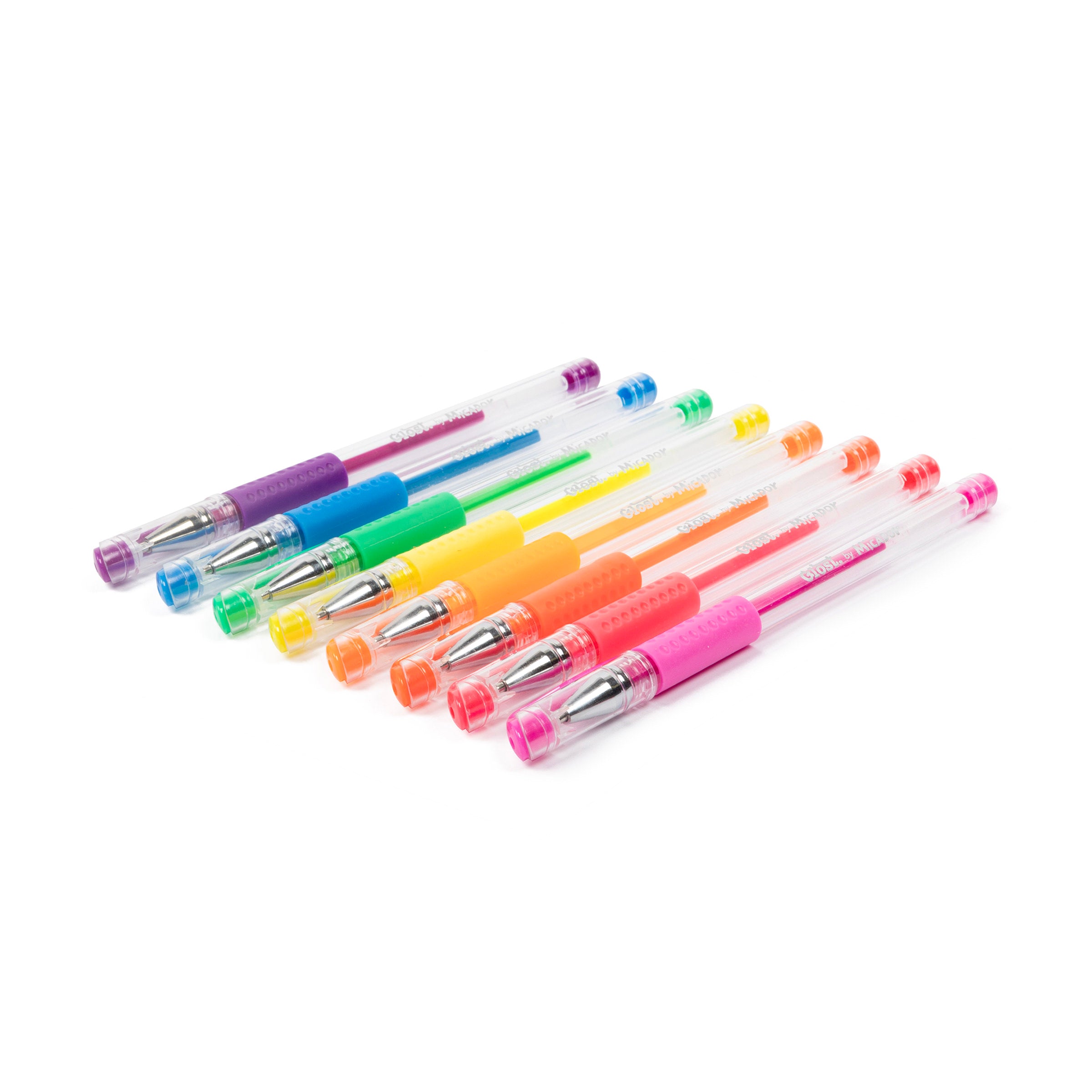 Gel Pens, Pack 8, Bright, Glost