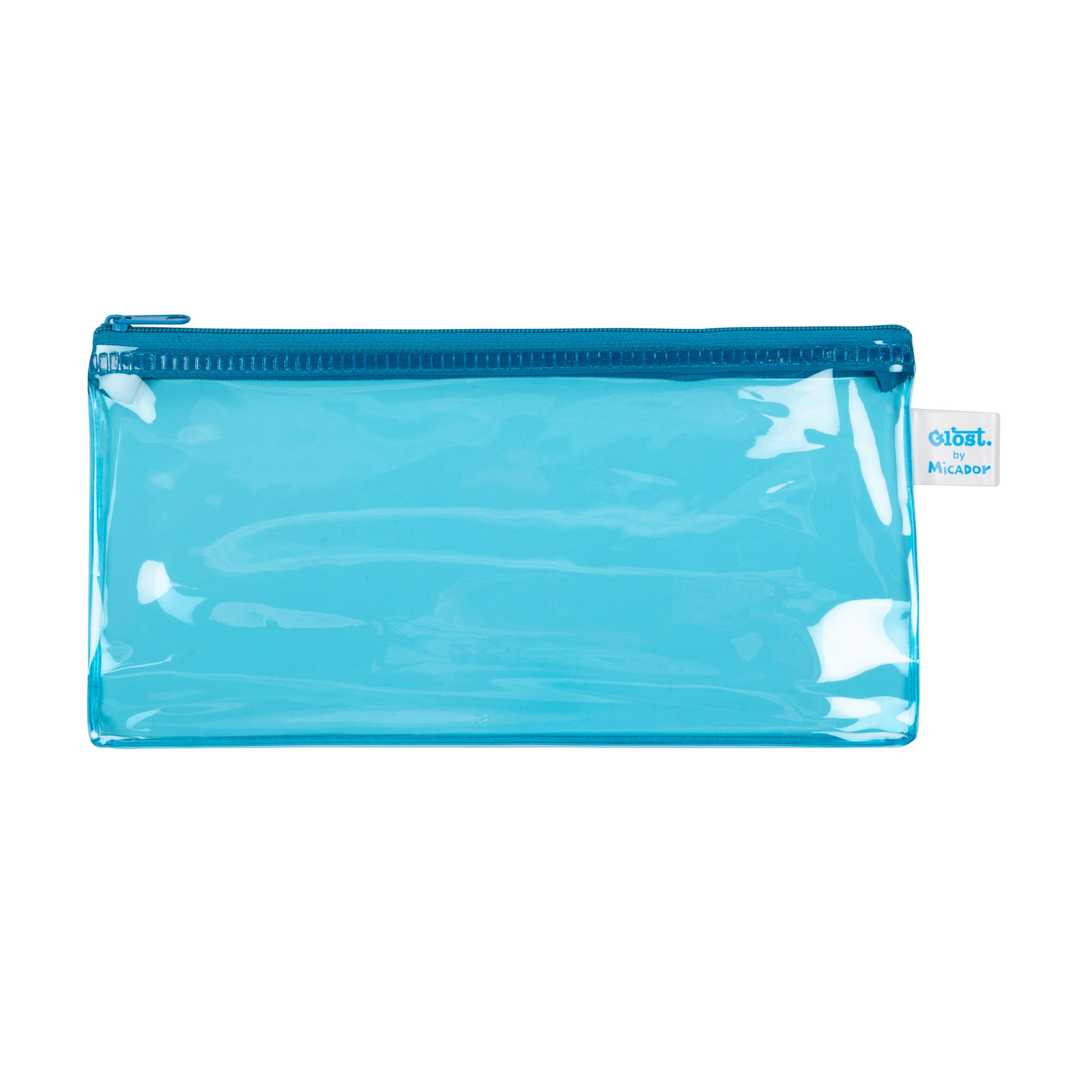 Pencil Case, 220x110mm, Neon Blue, Glost
