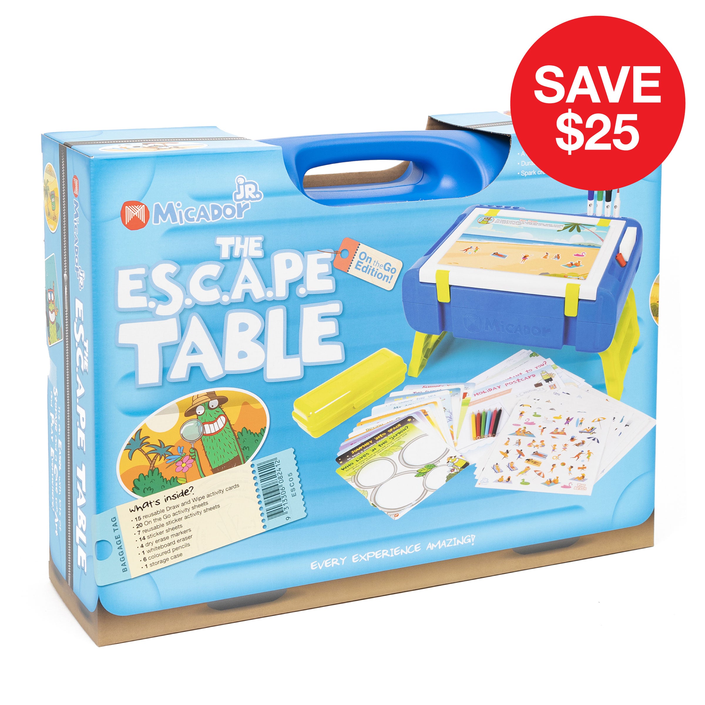 The E.S.C.A.P.E Table On The Go Edition Micador jR.