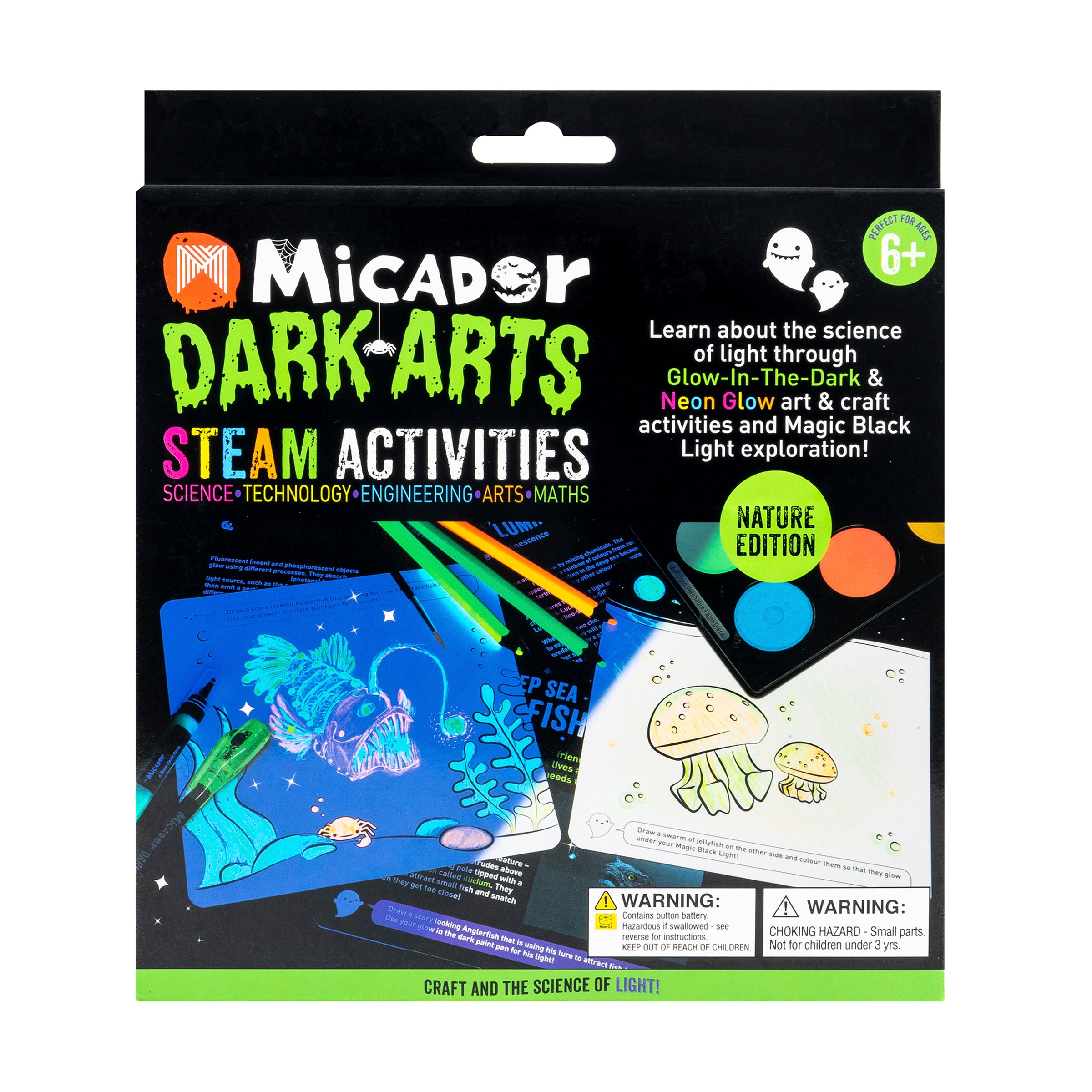 Glow STEAM Activities - Nature Dark Arts