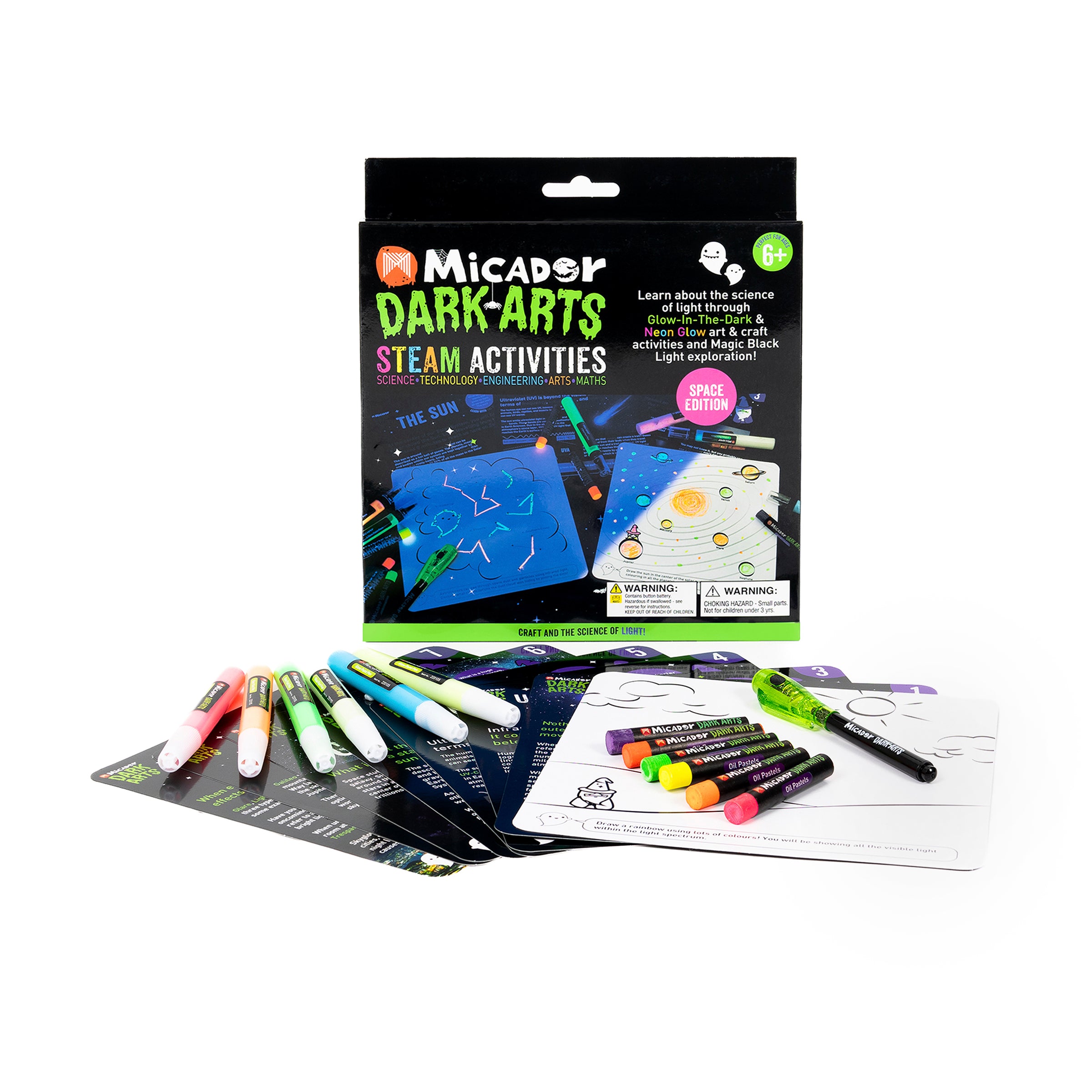 Glow STEAM Activities - Space  Dark Arts