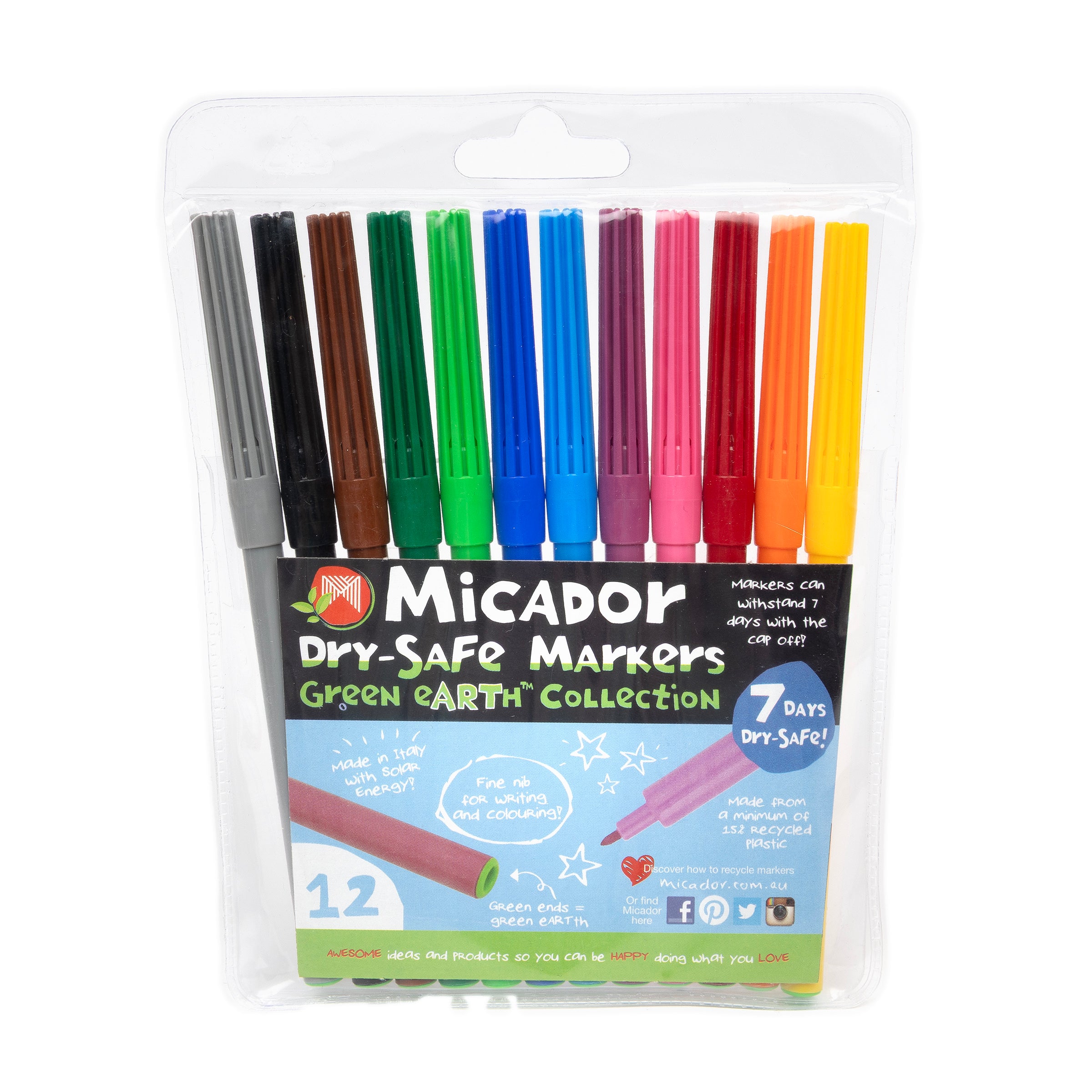 Dry Safe Markers, Wallet 12  Micador