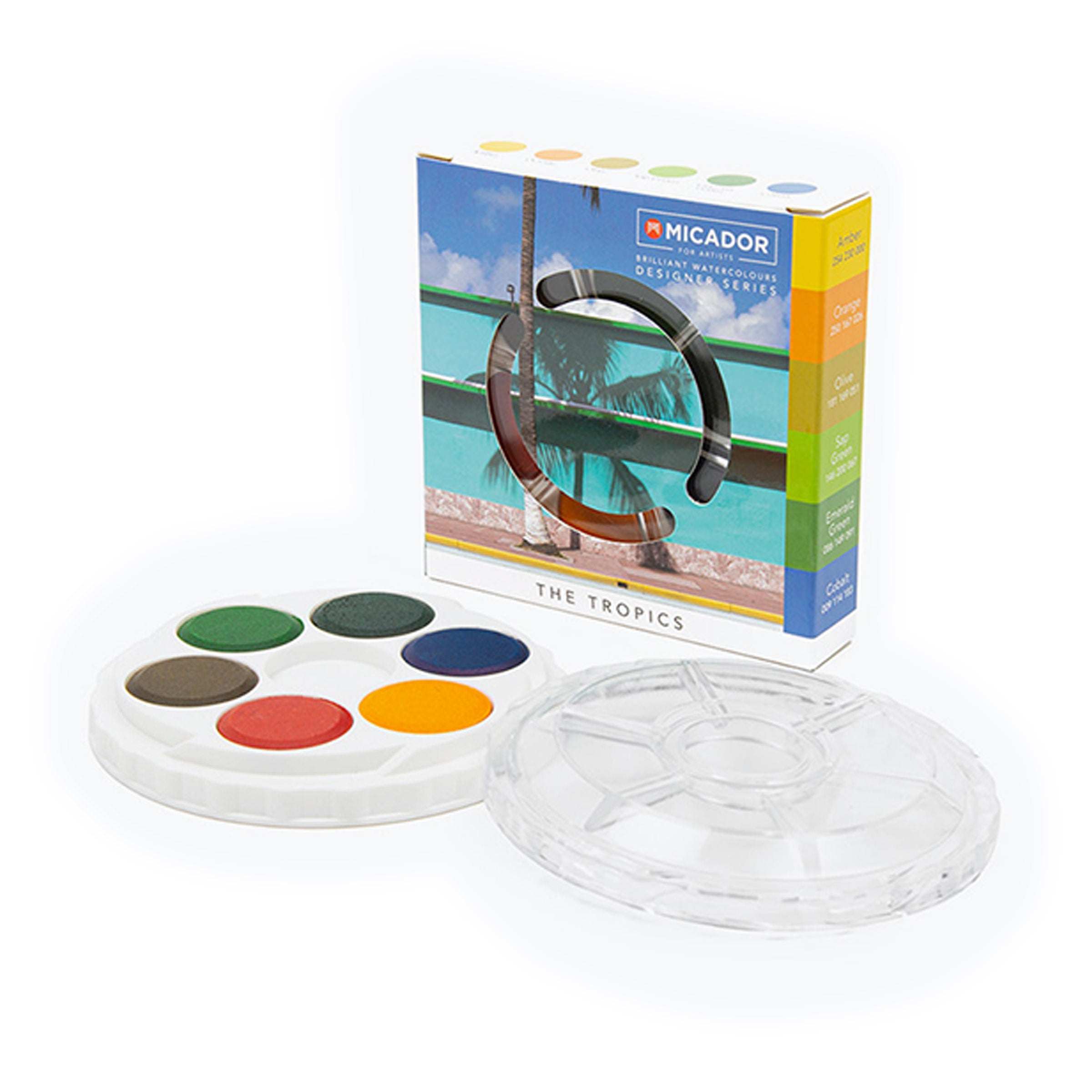 Micador For Artists Brilliant Watercolour Discs Designer