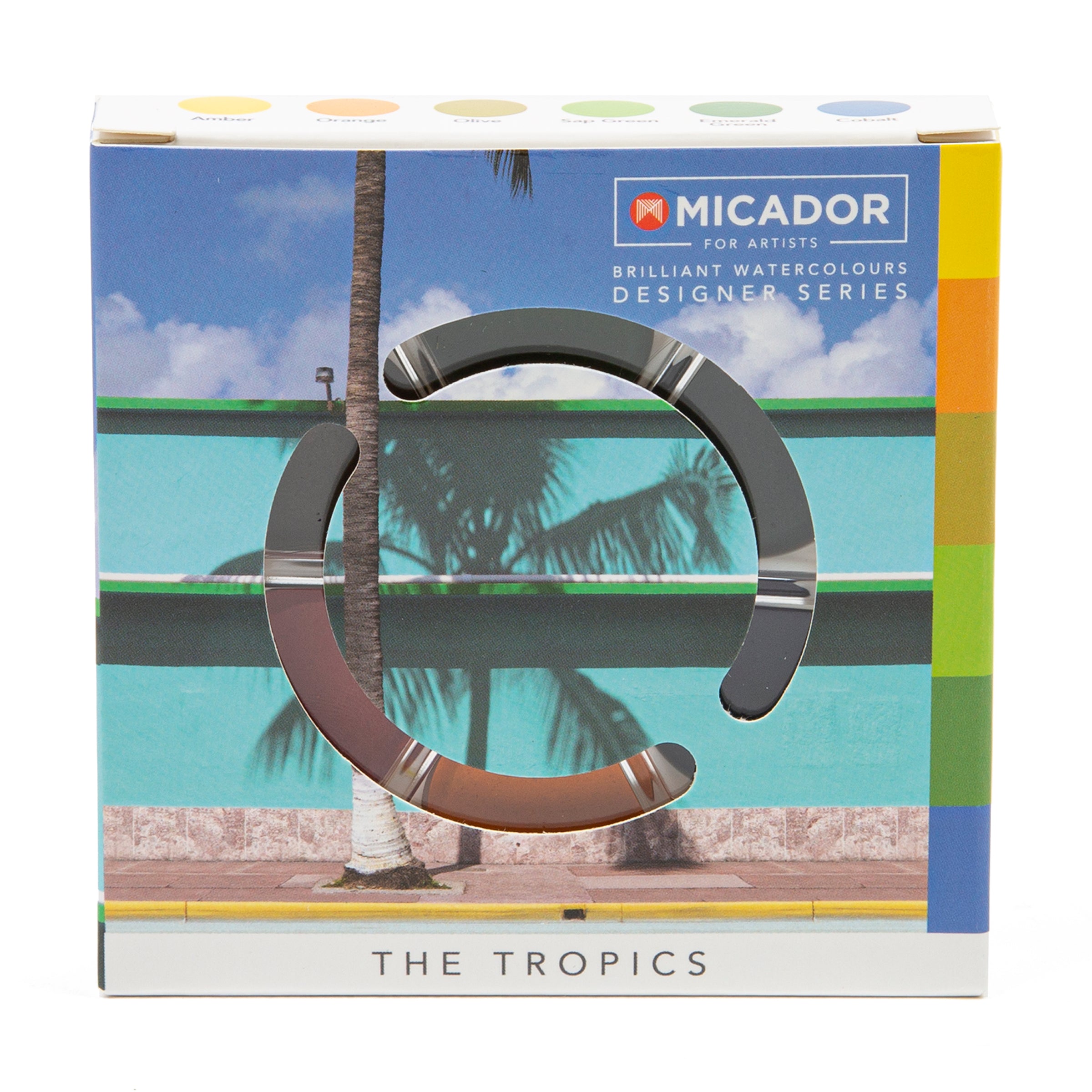 Brilliant Watercolour Discs Designer Series - Tropics Micador For Artists