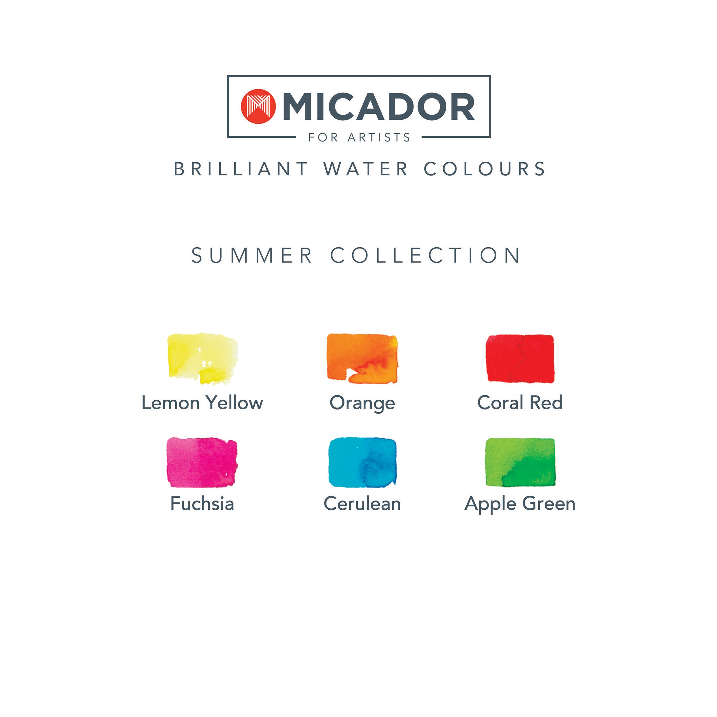 Brilliant Watercolour Disc - Summer Micador For Artists