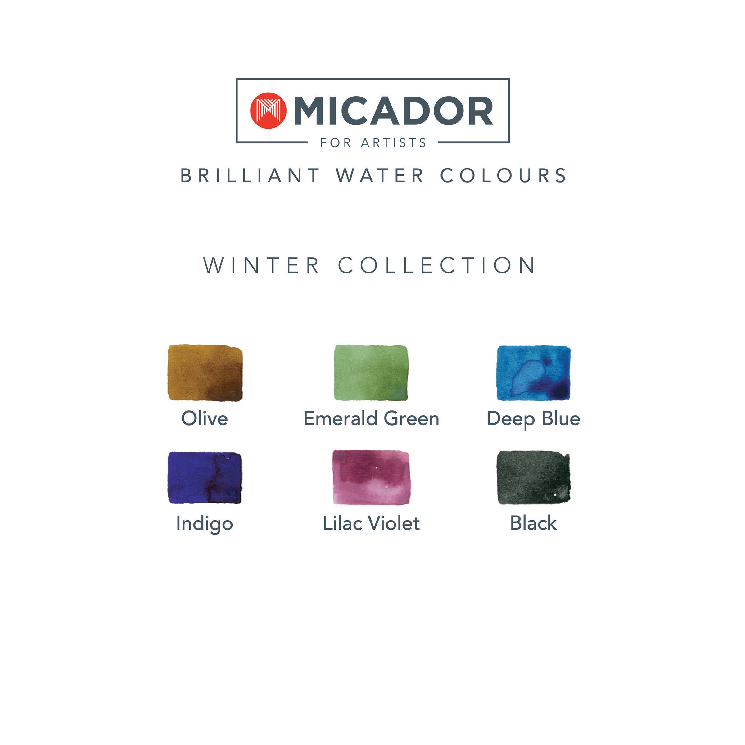 Brilliant Watercolour Disc - Winter Micador For Artists