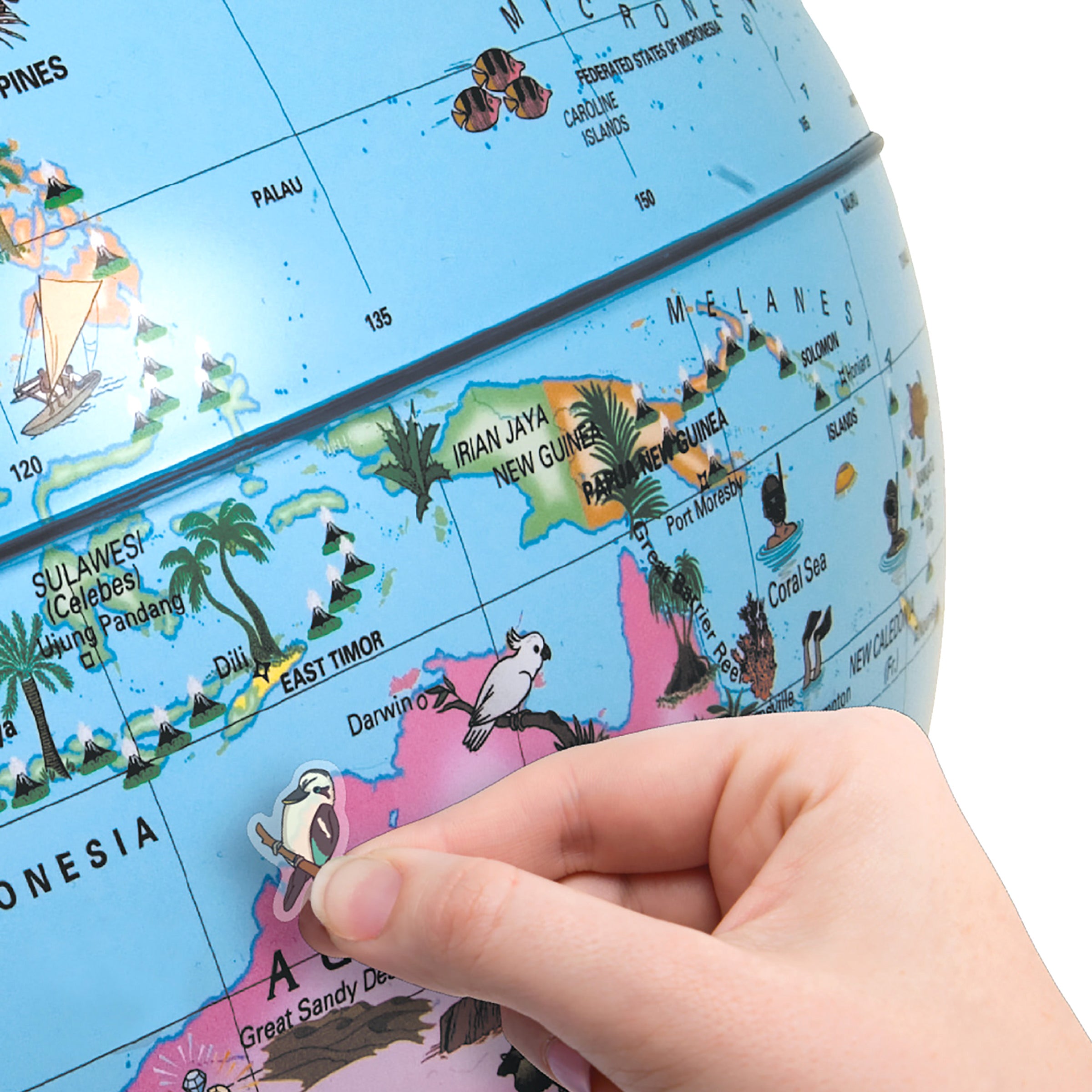 Globe4Kids - Blue Ocean, 30cm Adventure Edition Micador jR.