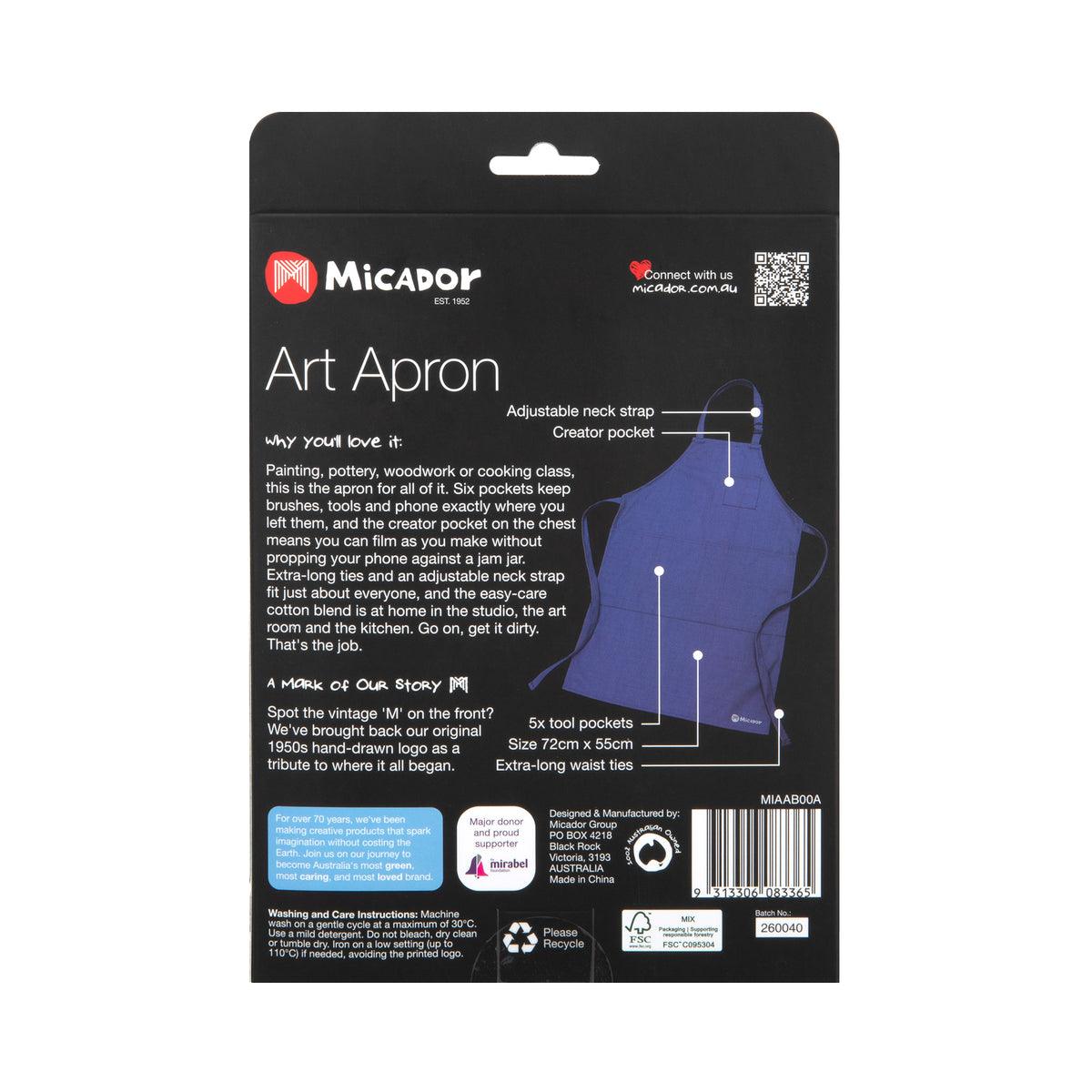 Art Apron - Bayside Micador