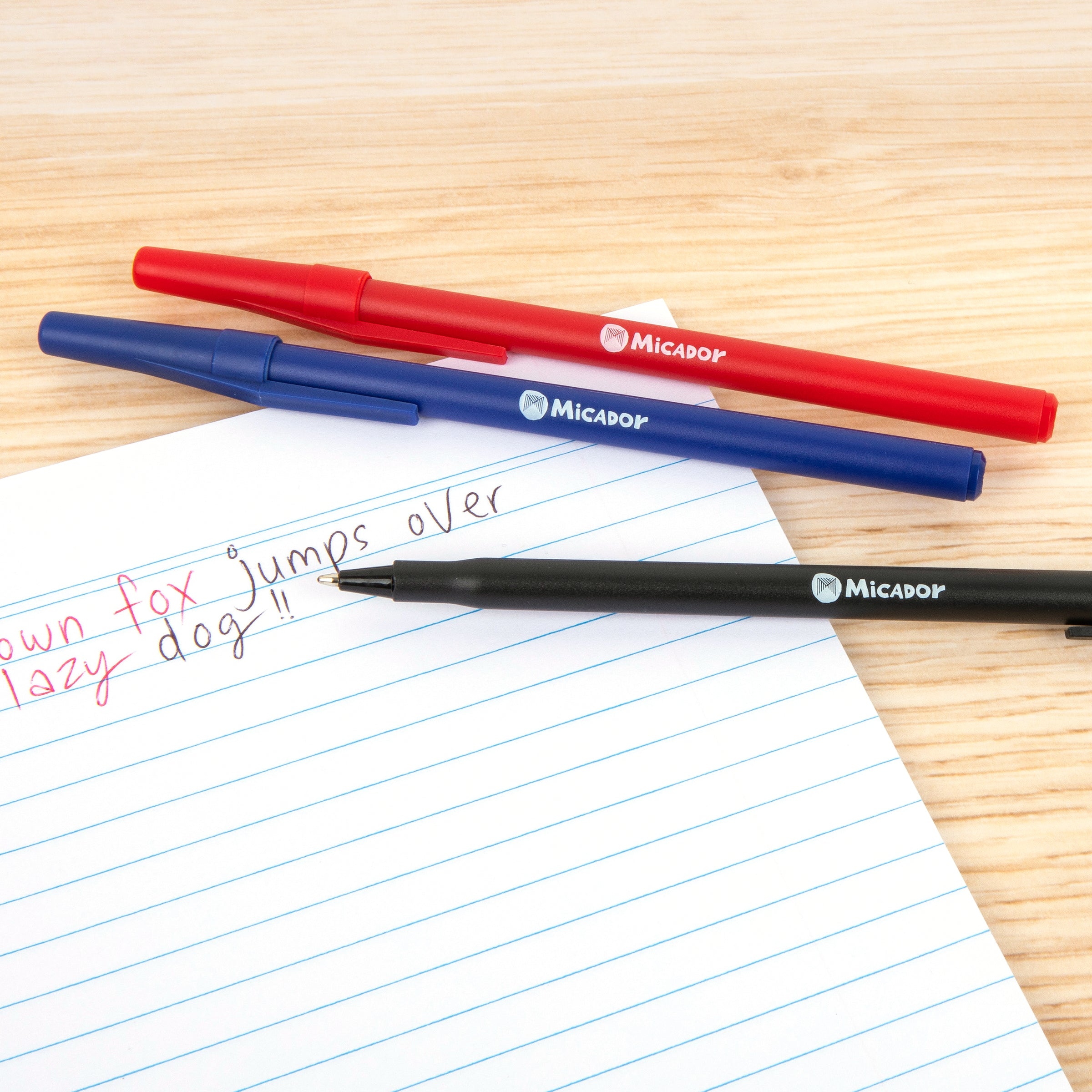 EcoBallpoint Pens, Blue, Box 20, Micador