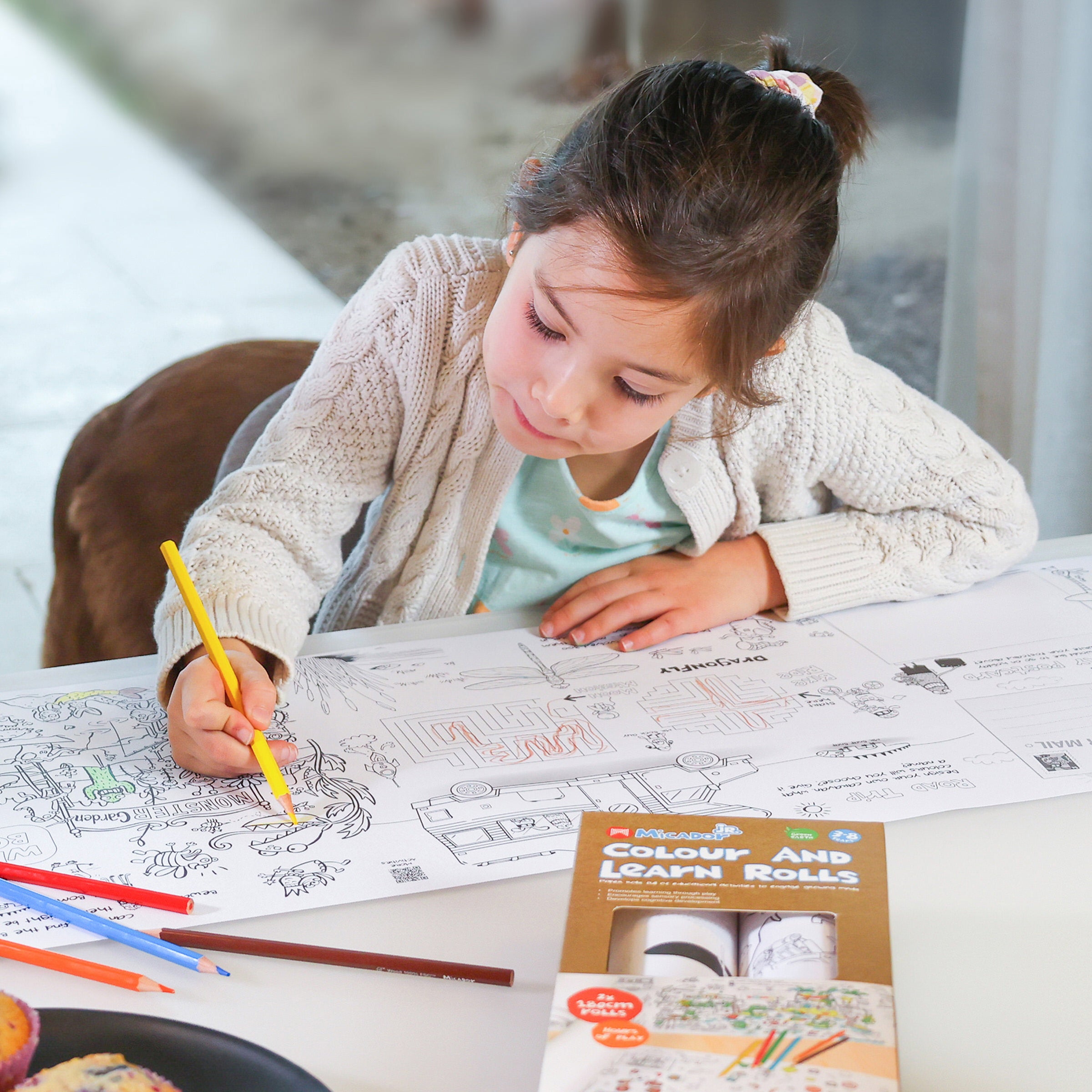 Colour and Learn Rolls, Pack 2, FSC, Micador jR.