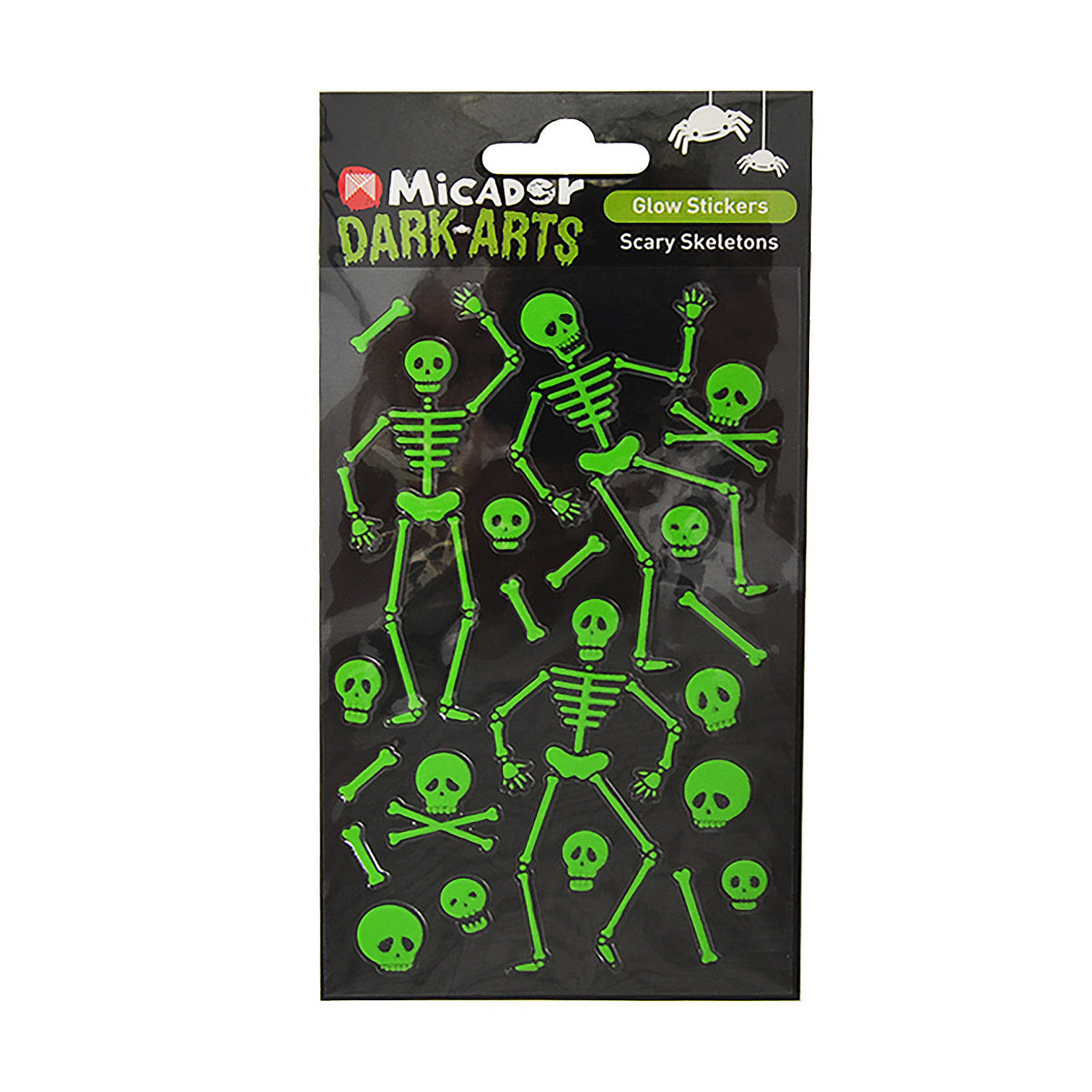 Glow Stickers - Scary Skeleton Dark Arts | Micador