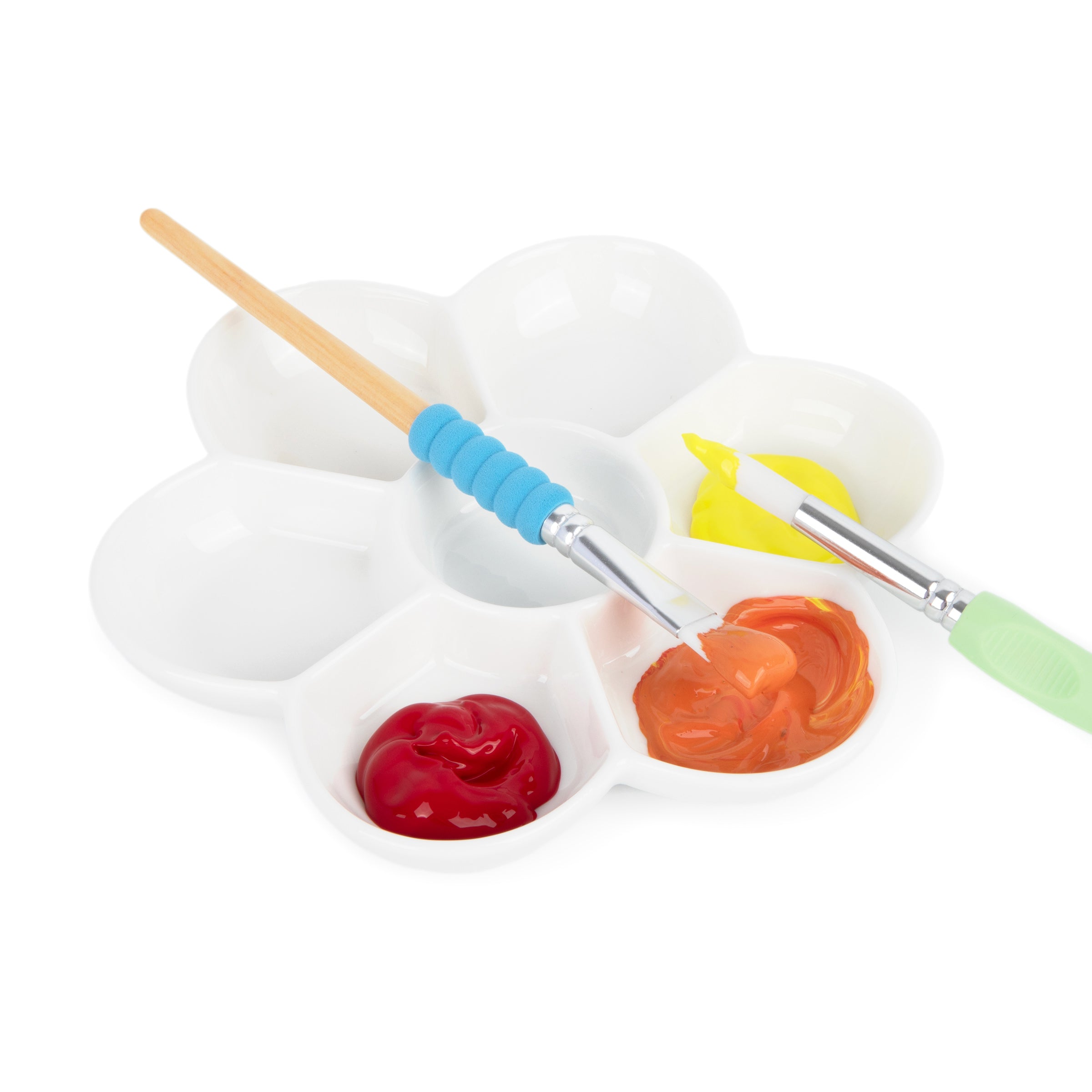 Secure Base Ceramic Mixing Palette 7 wells, Micador Timeless