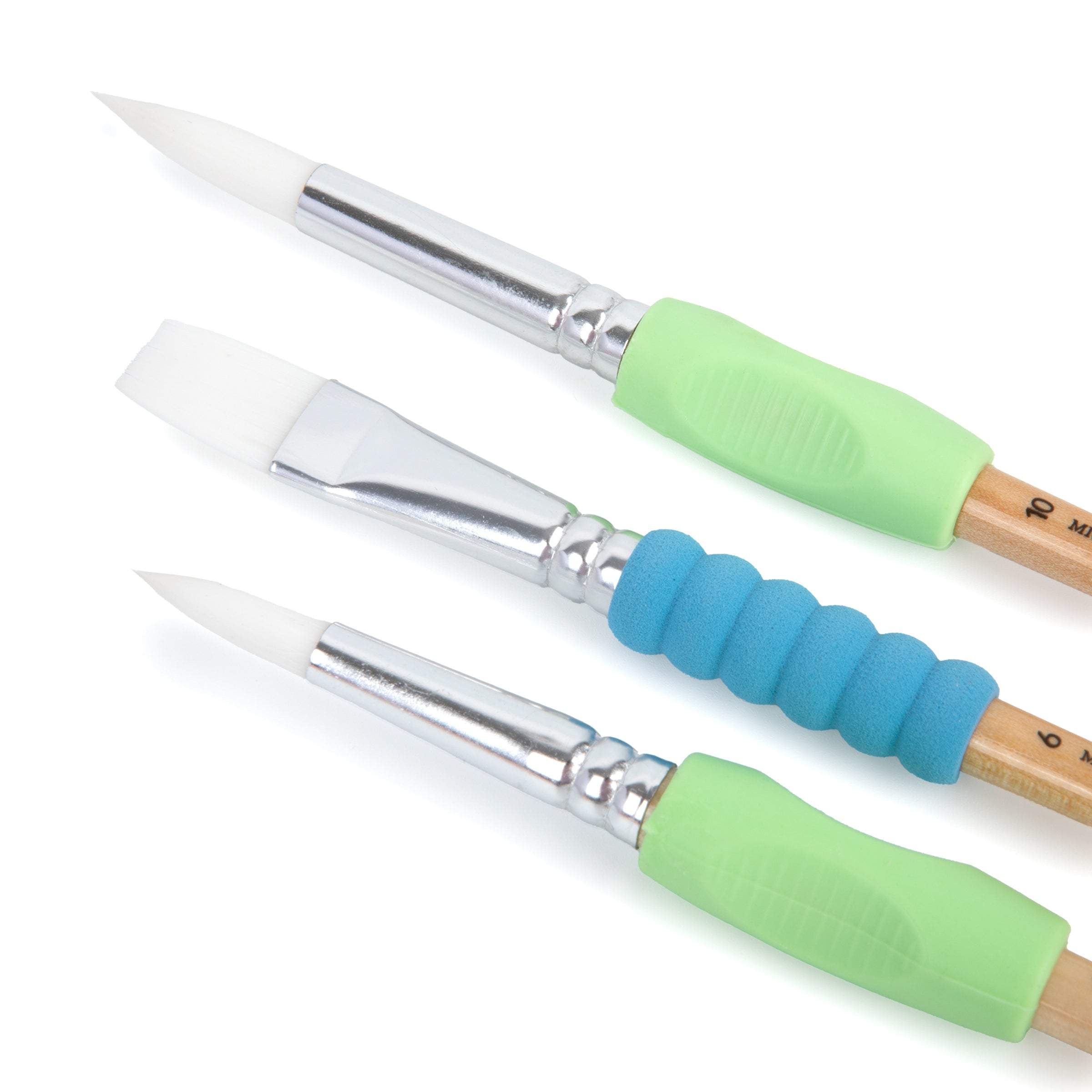 Secure Grip Achiever Brushes, Pack of 3, FSC 100%, Micador Timeless