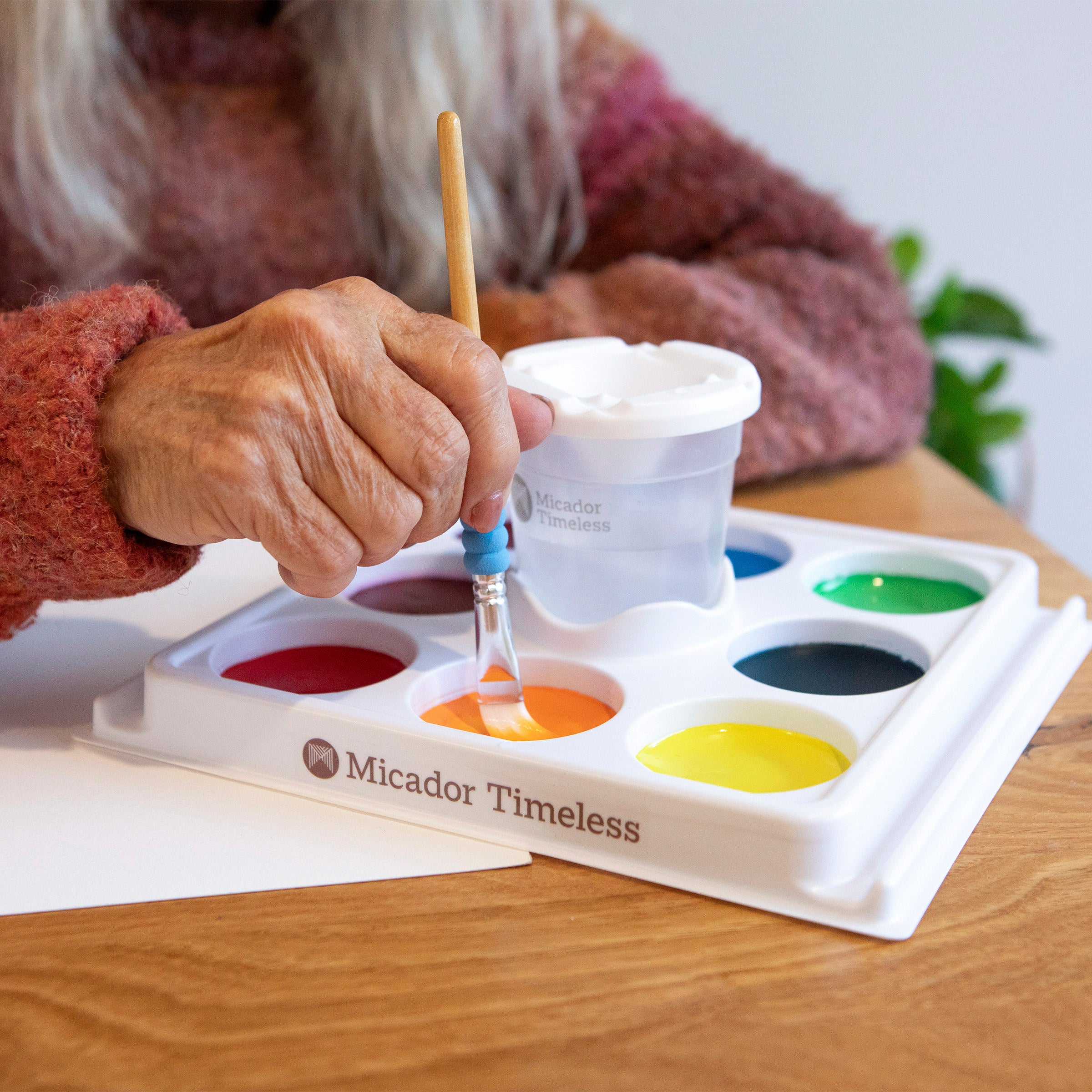 Easy Flow Watercolour Paint Station, Summer Selection, Disc 8, Micador Timeless