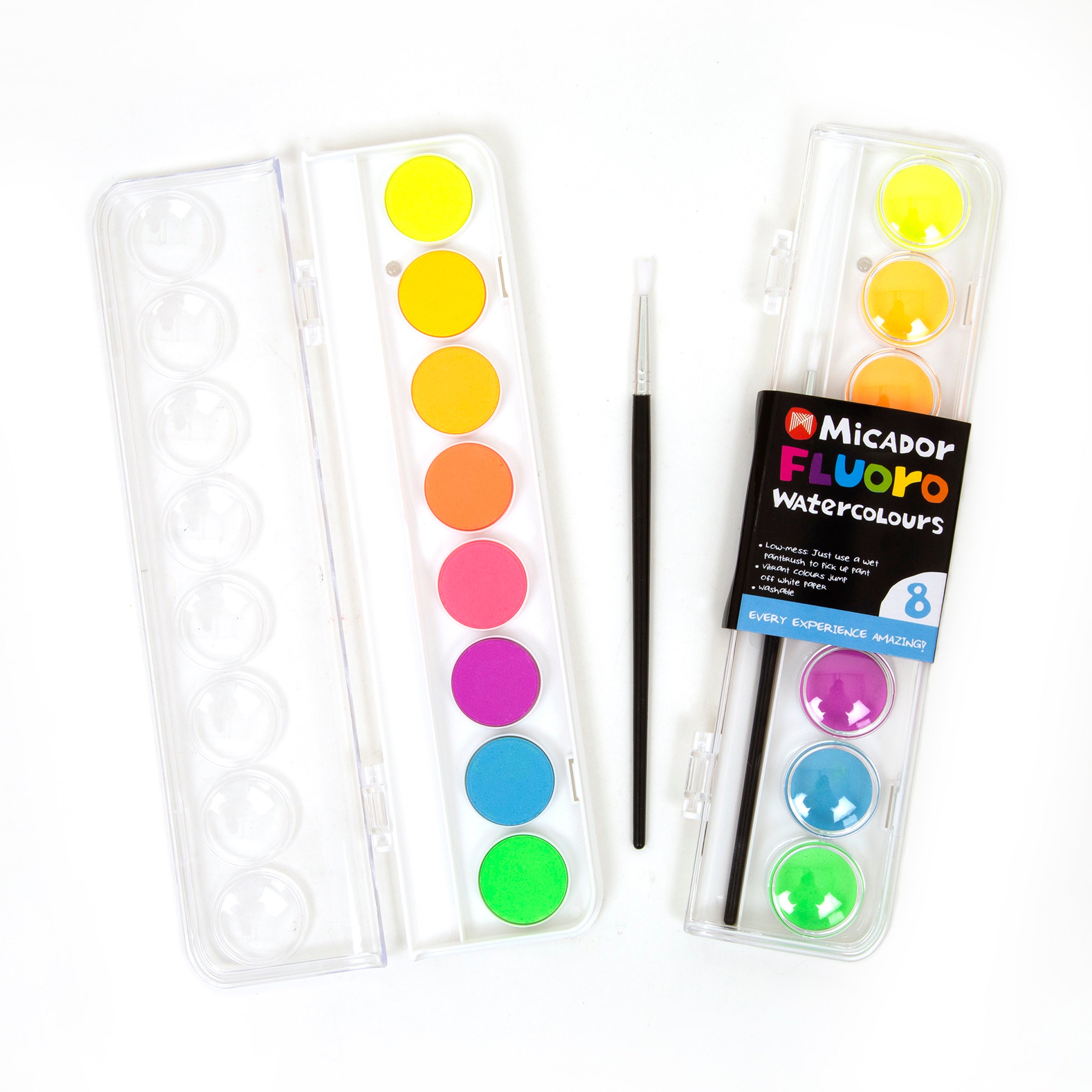 Micador Watercolour Palette Fluoro Disc 8