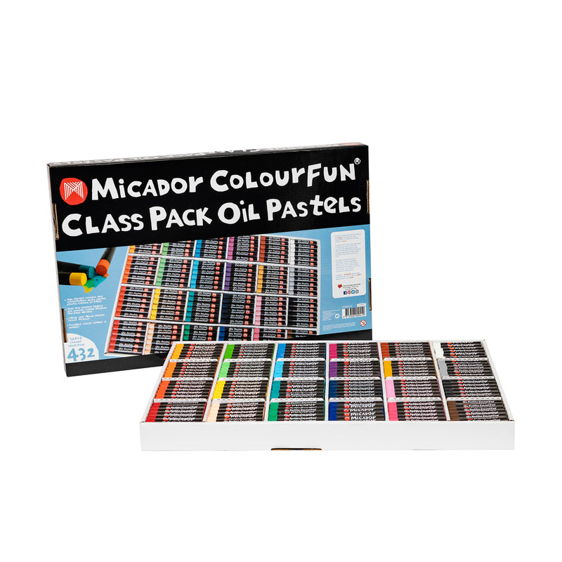 Oil Pastels Class Packs, Colourfun, Pack 432 | Micador