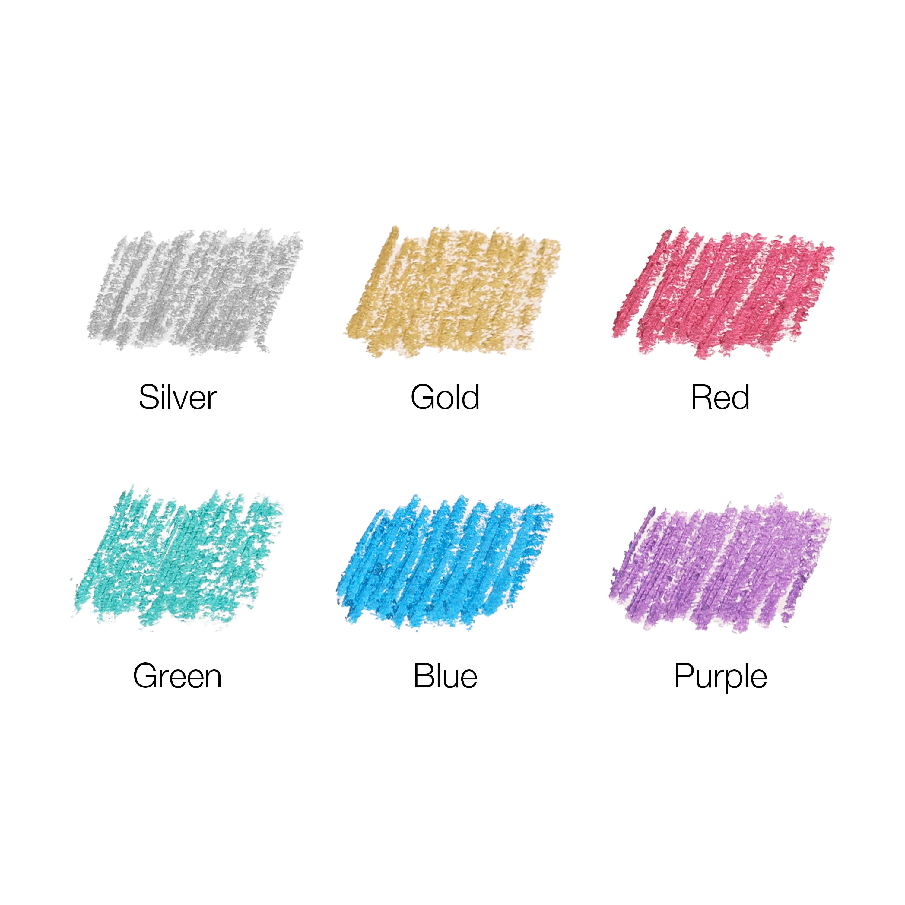 Micador Large Oil Pastel Metallic 12Pk