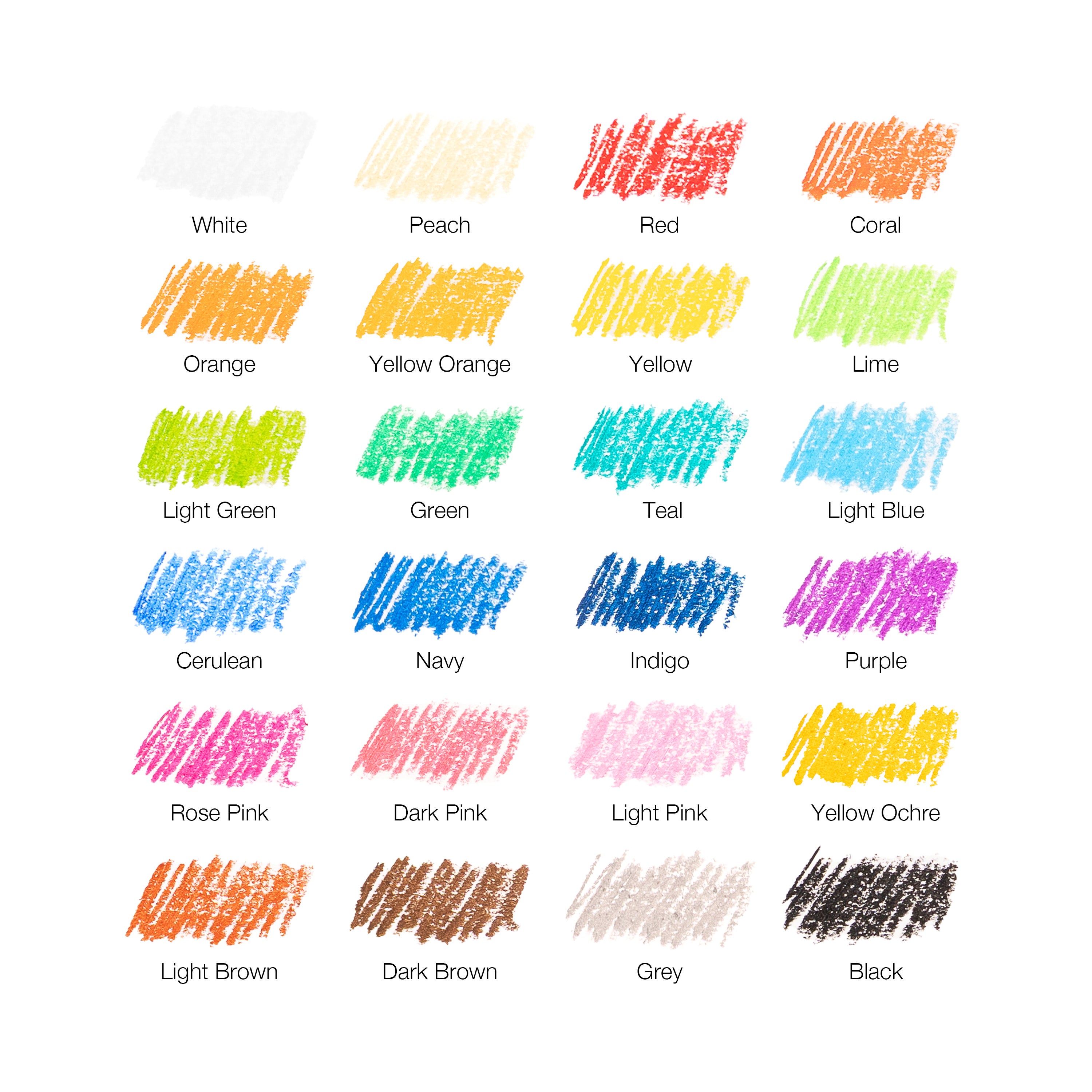 Micador Large Oil Pastels 24Pk Watersoluble