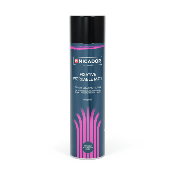Fixative Workable Matt 450g | Micador for Artists Spray Fixative