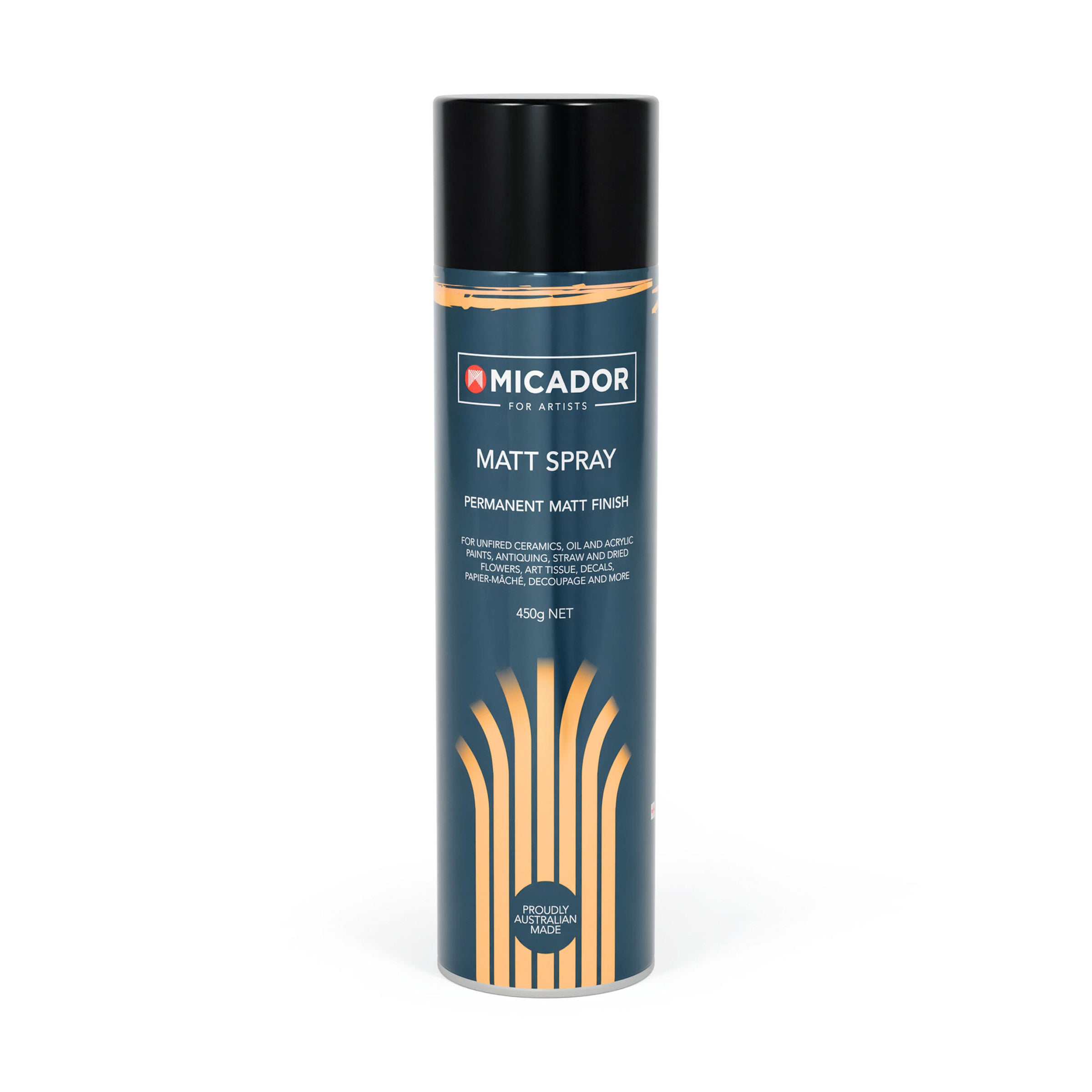 Matt Spray, 450g  Micador For Artists