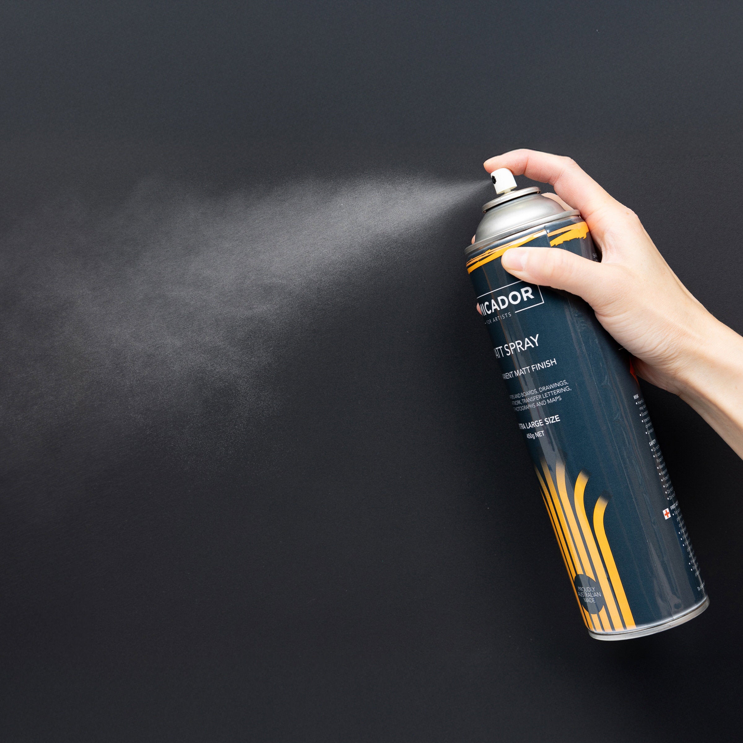 Matt Spray, 450g  Micador For Artists