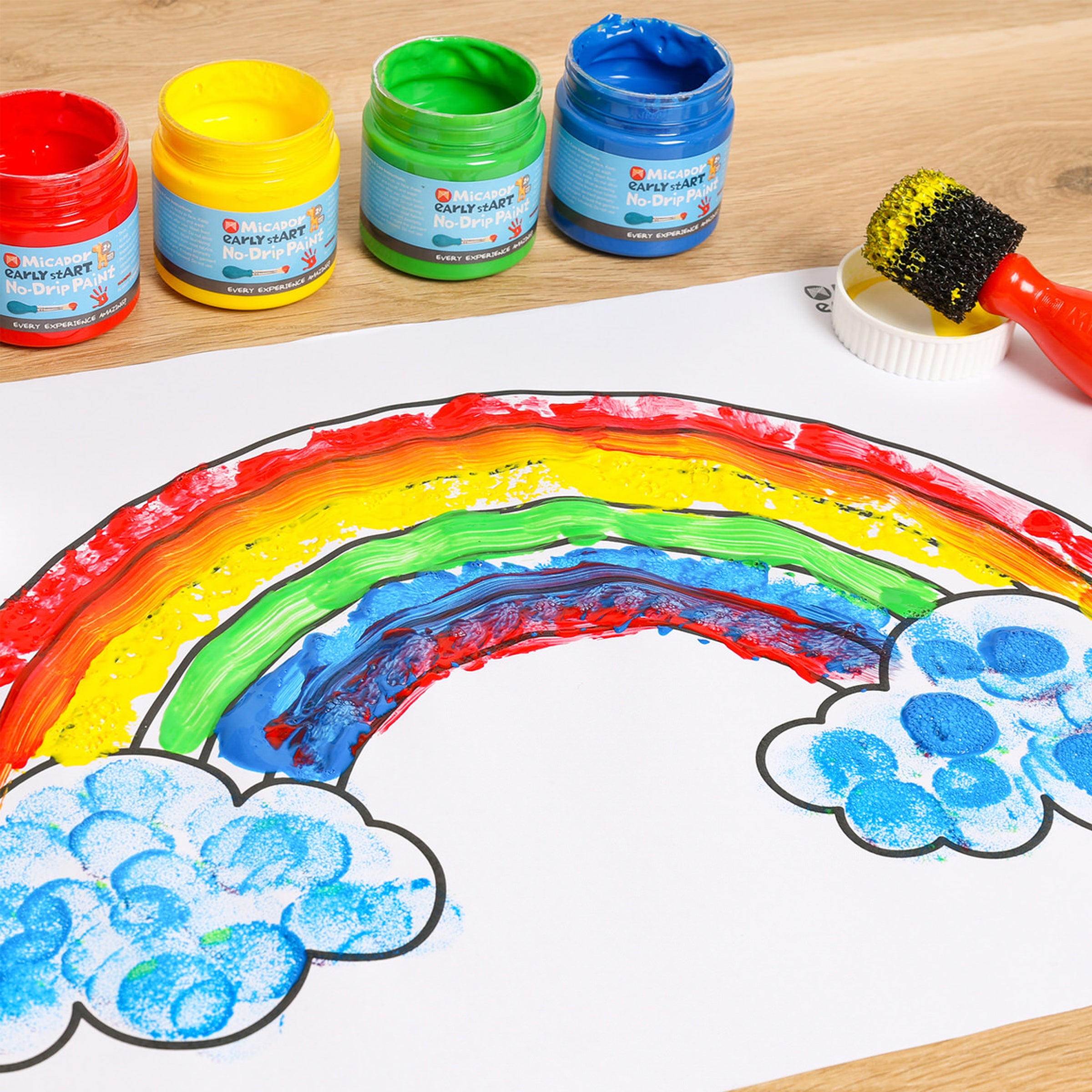 No-Drip Paint, Pack 4  early stART