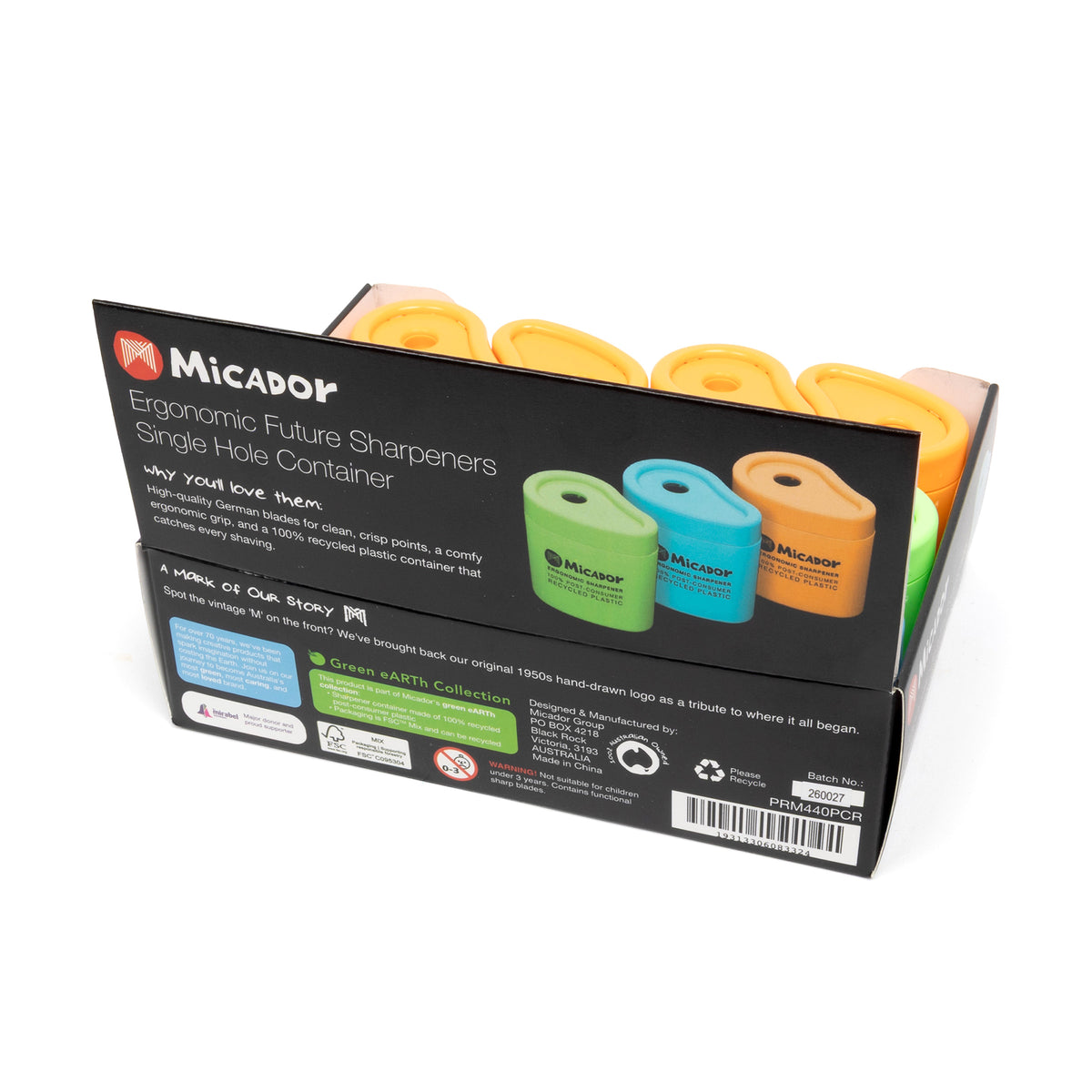Ergonomic Future Sharpener Single Hole Micador