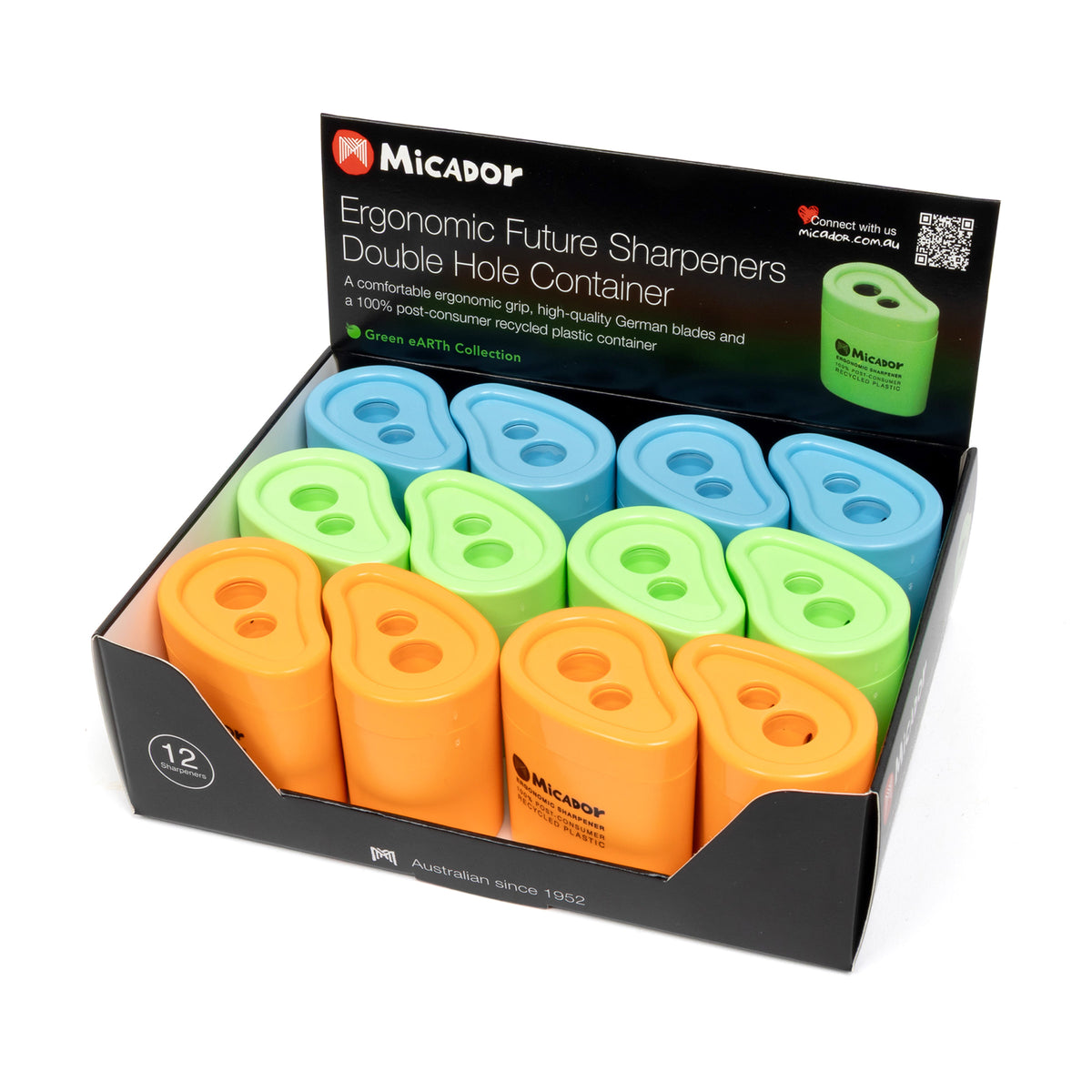 Ergonomic Future Sharpener Double Hole Micador