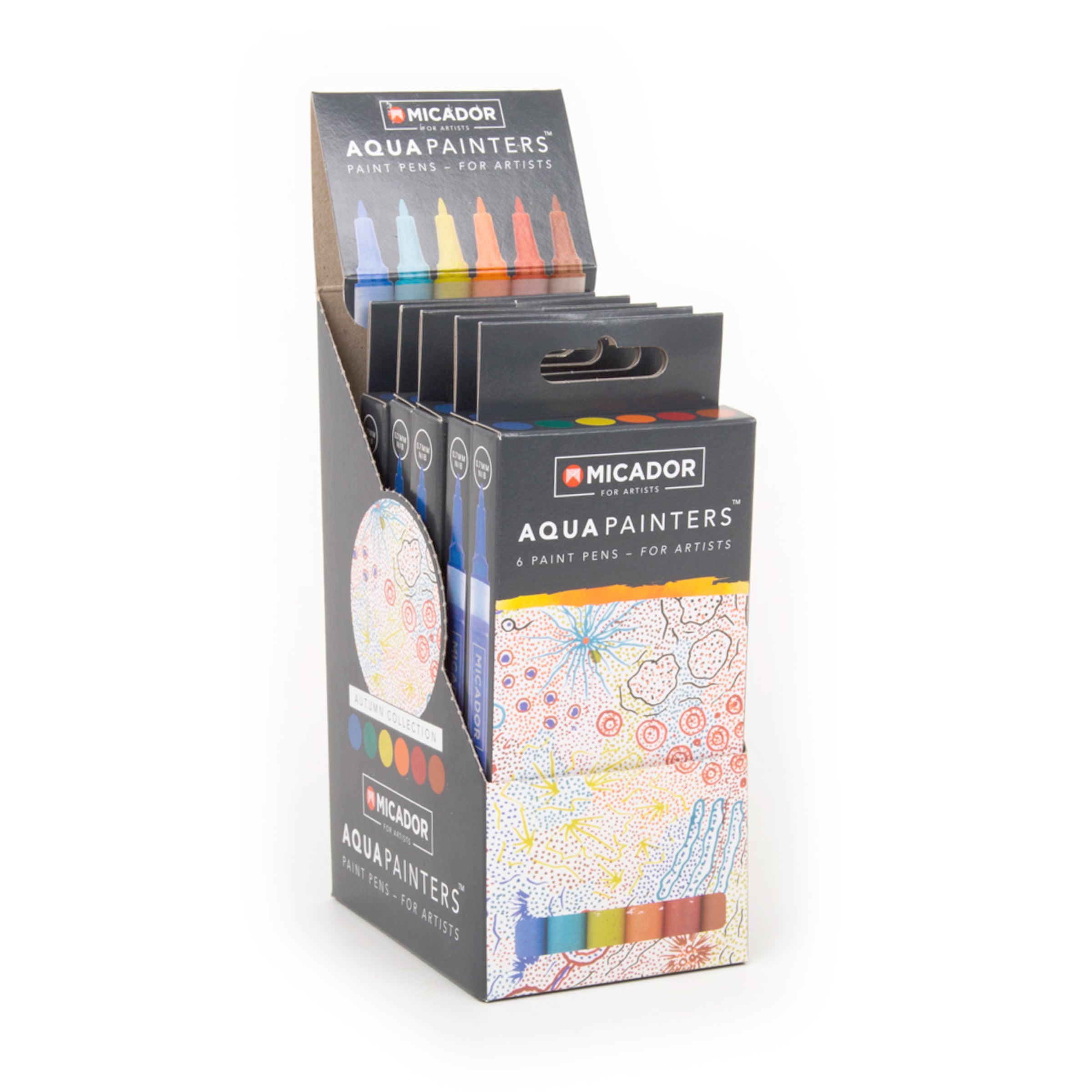 AquaPainters, Autumn Box 6 Micador For Artists