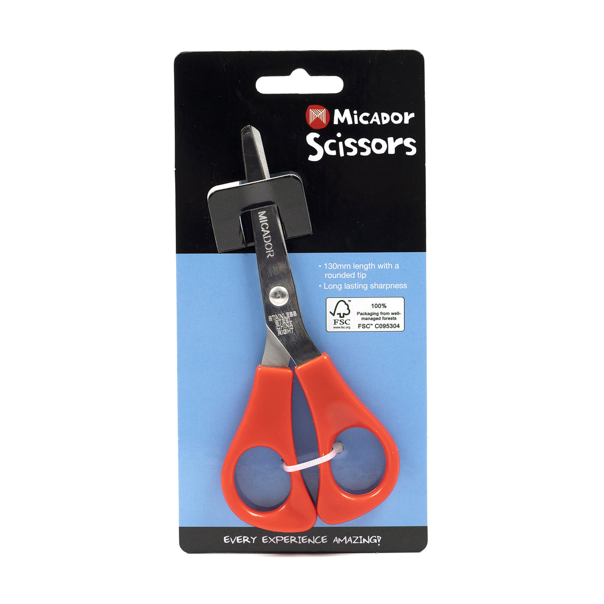 Scissor - Red, 130mm Micador