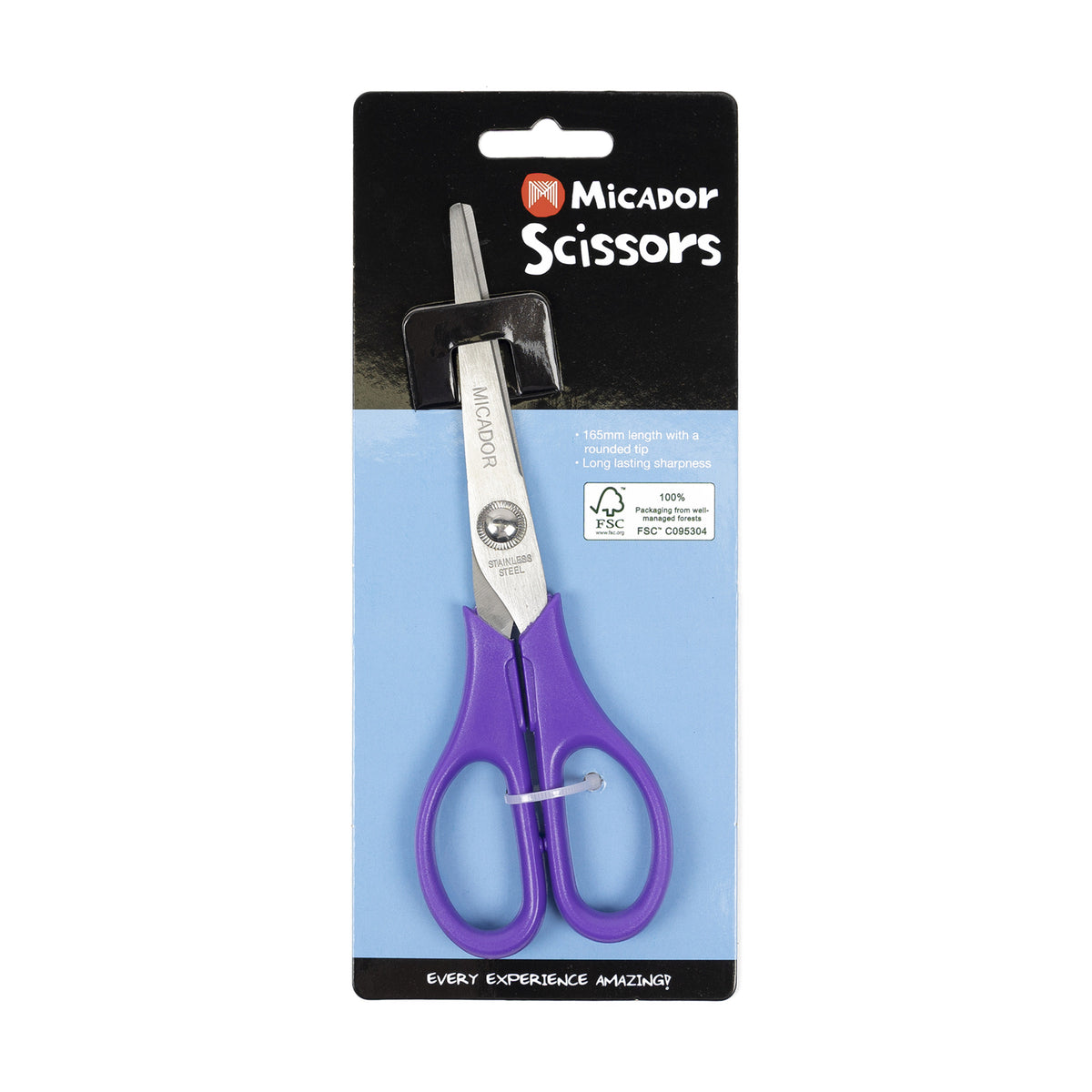 Scissor - Purple, 165mm Micador